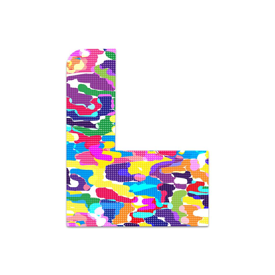 Pixel Splash Camo Tandem Mobi Sticker - Pump Peelz