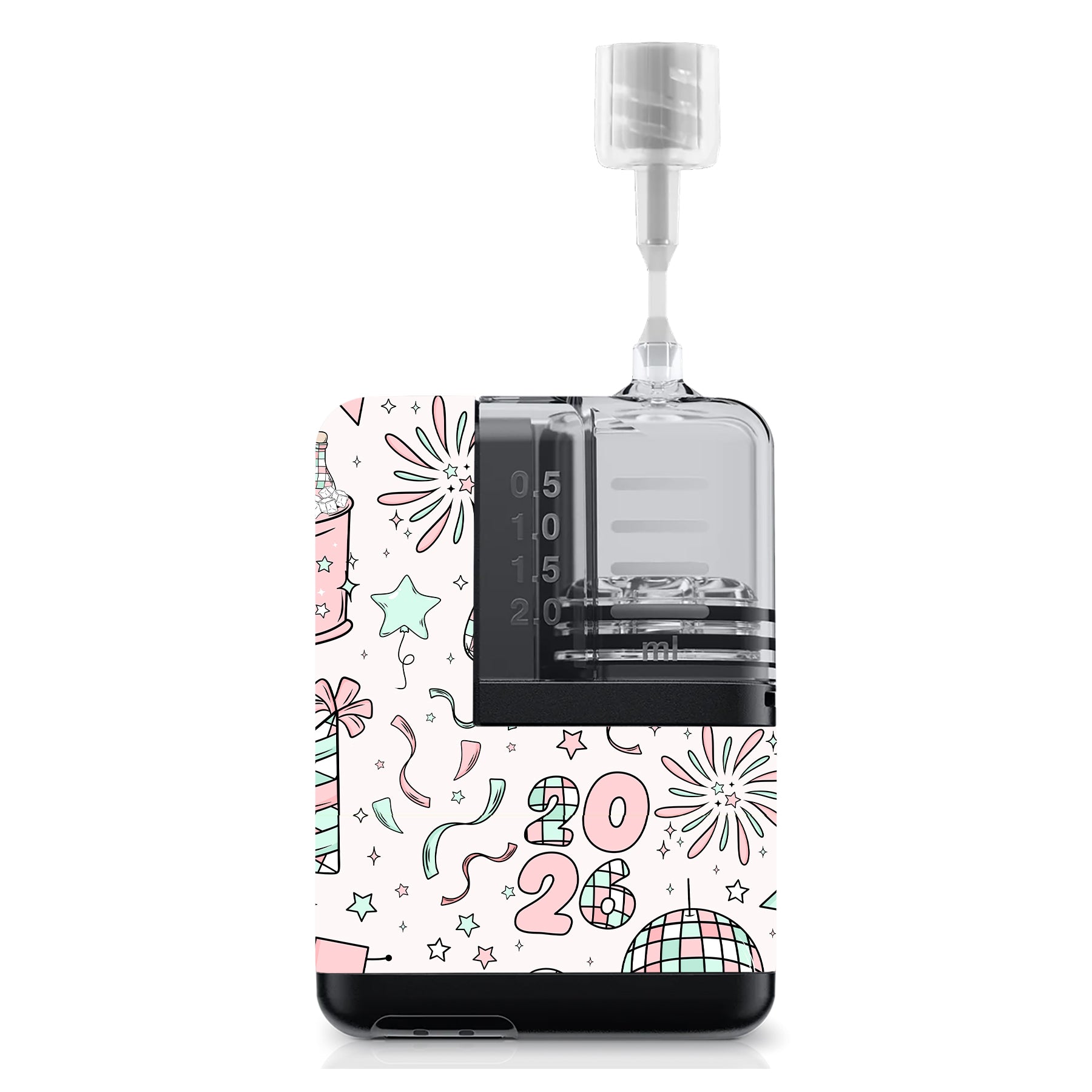 Cheers to '26 Tandem Mobi Sticker - Pump Peelz