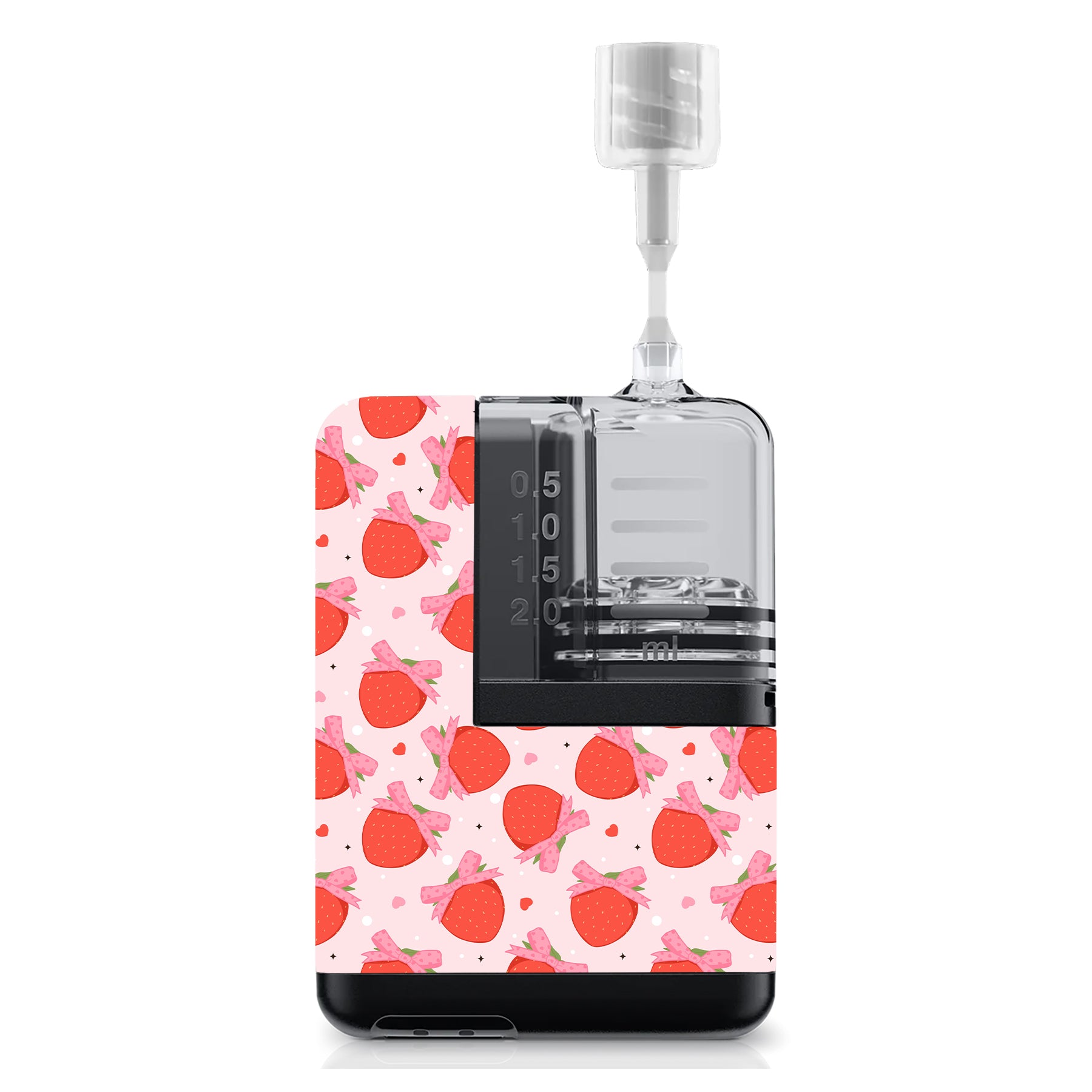 Strawberry Kisses Tandem Mobi Sticker - Pump Peelz