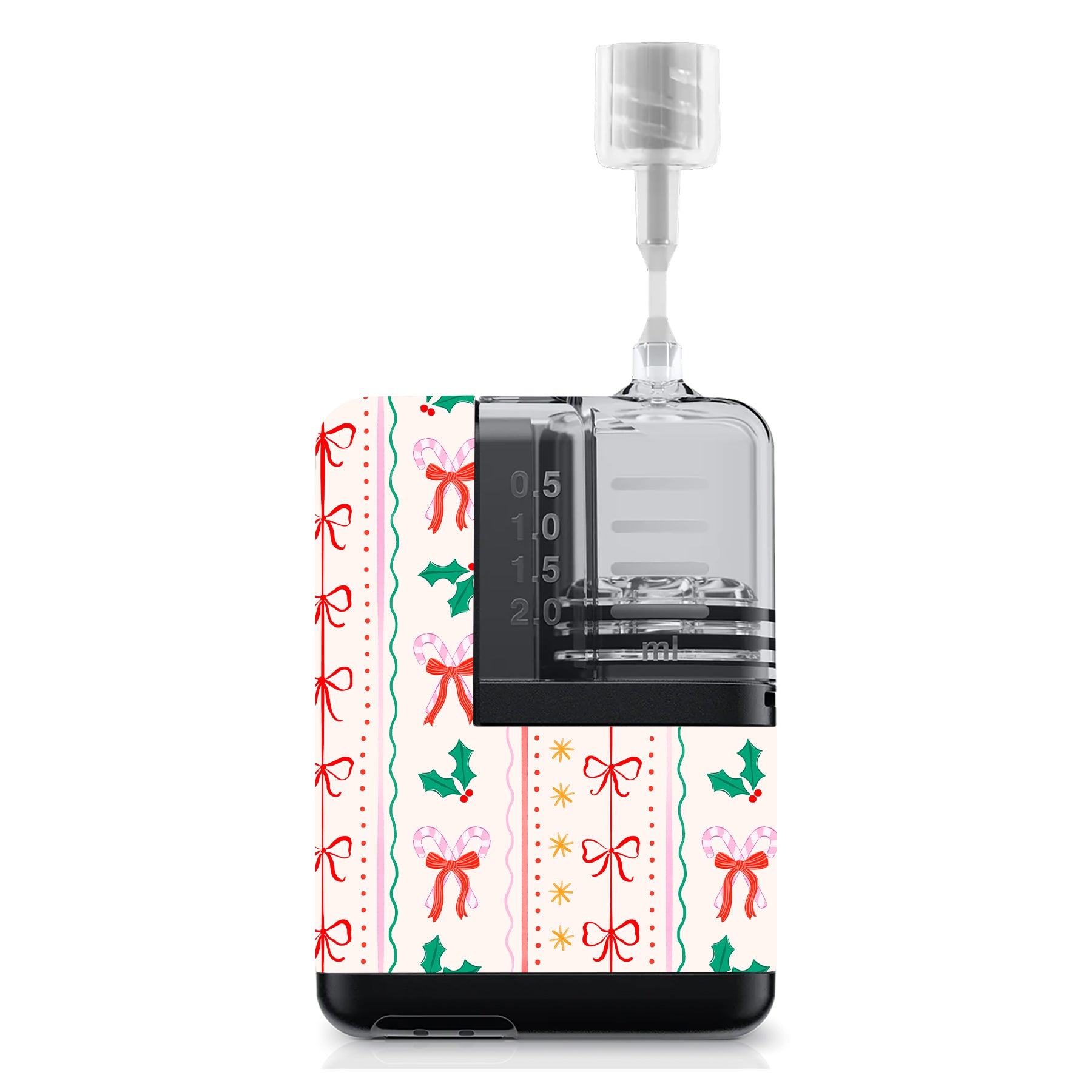 Holly Jolly Ribbon Tandem Mobi Sticker - Pump Peelz