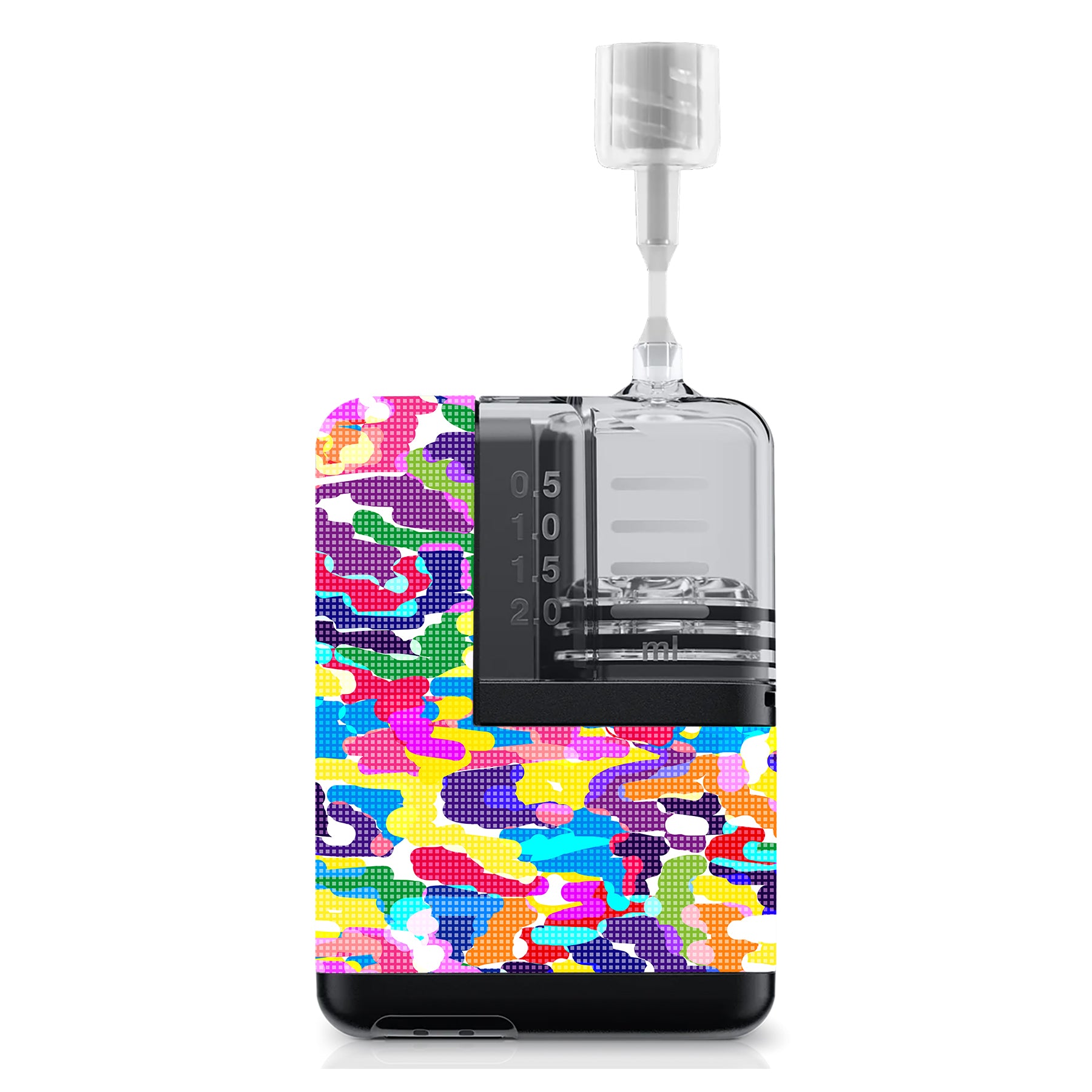 Pixel Splash Camo Tandem Mobi Sticker - Pump Peelz
