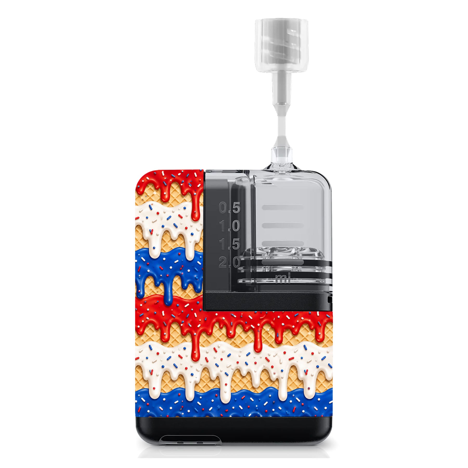 Patriotic Melt Tandem Mobi Sticker - Pump Peelz