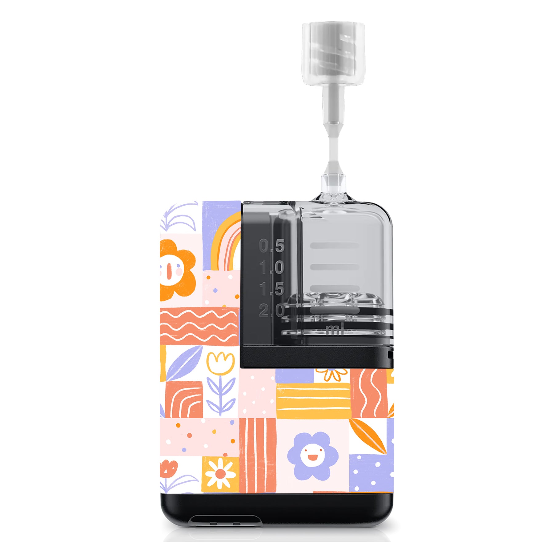 Wildflower Doodle Tandem Mobi Sticker - Pump Peelz