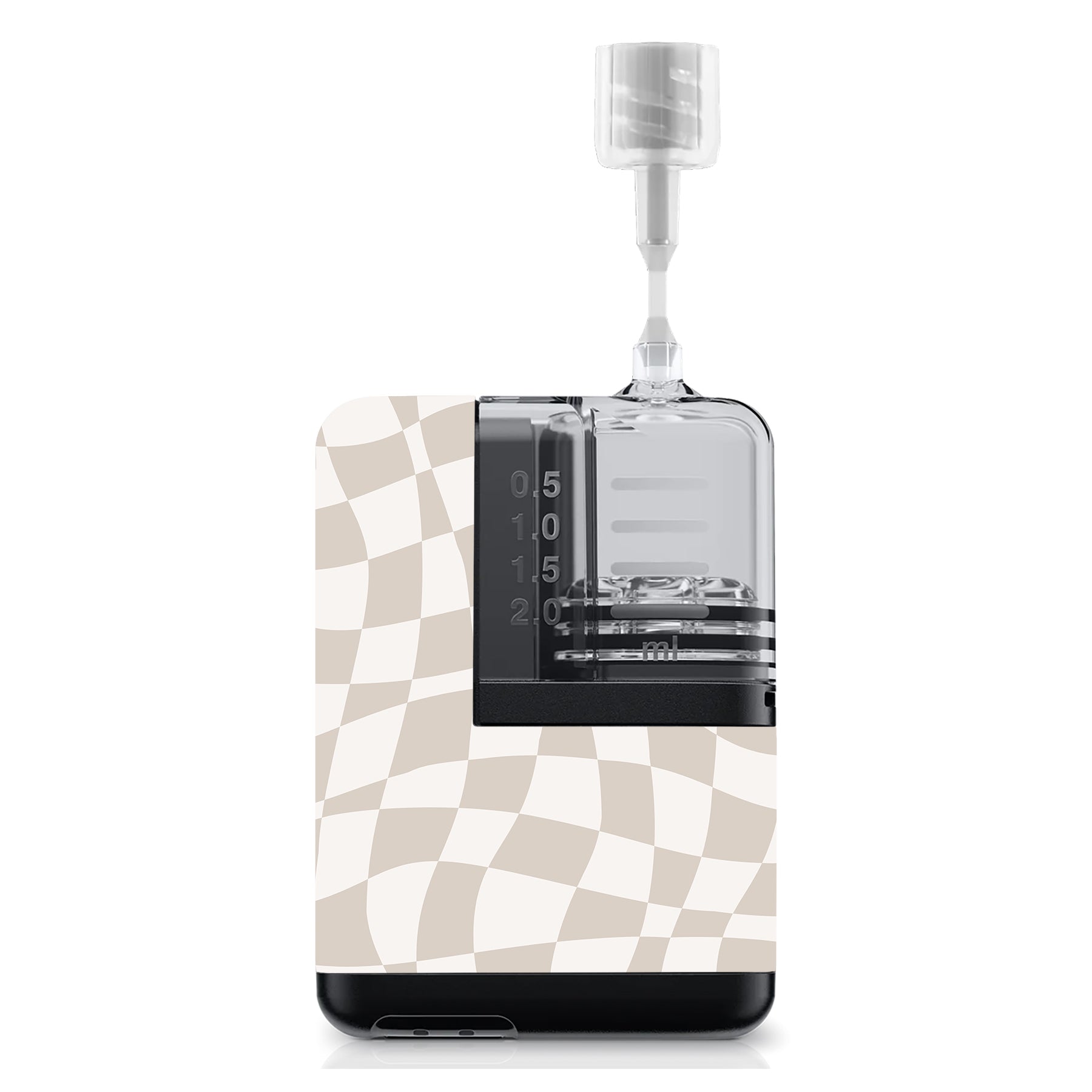 Creamy Check Tandem Mobi Sticker - Pump Peelz