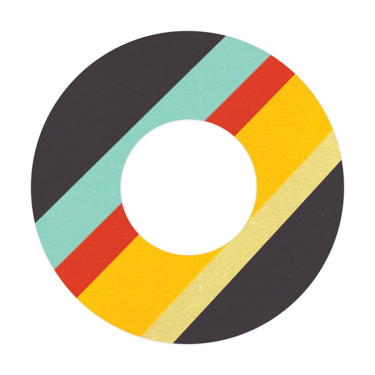 Monaco Stripes Patch Tape Designed for the FreeStyle Libre 2-Pump Peelz