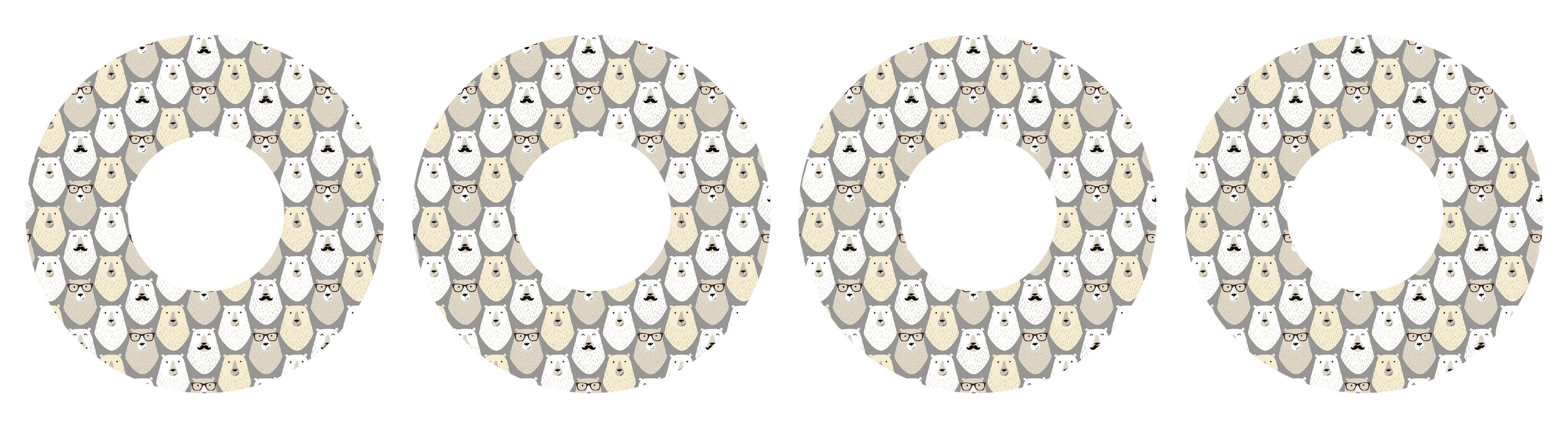 Mr. Bear Patch+ Tape Designed for the FreeStyle Libre 2 - Pump Peelz