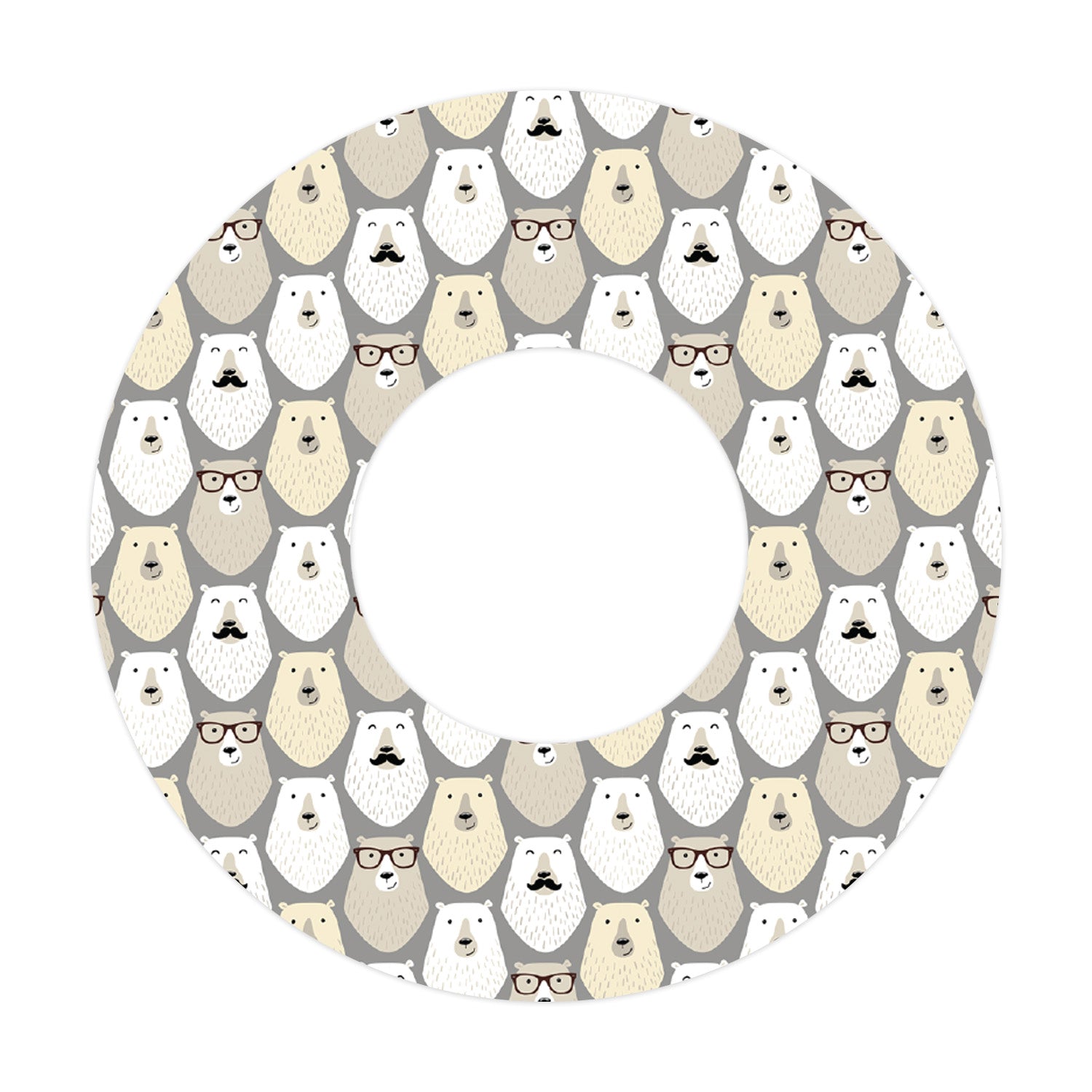 Mr. Bear Patch+ Tape Designed for the FreeStyle Libre 2 - Pump Peelz