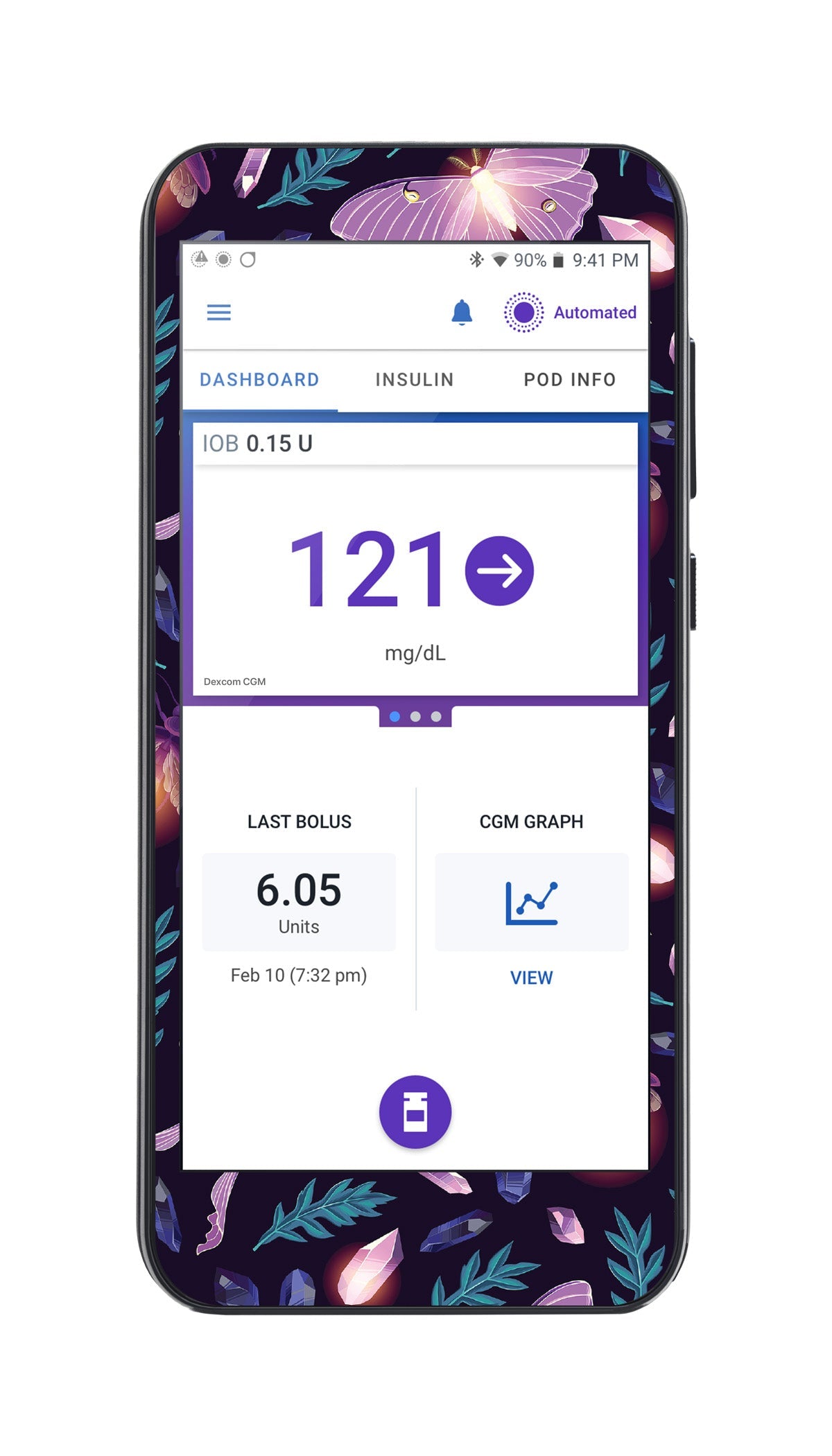 Night Garden Omnipod 5™-Pump Peelz