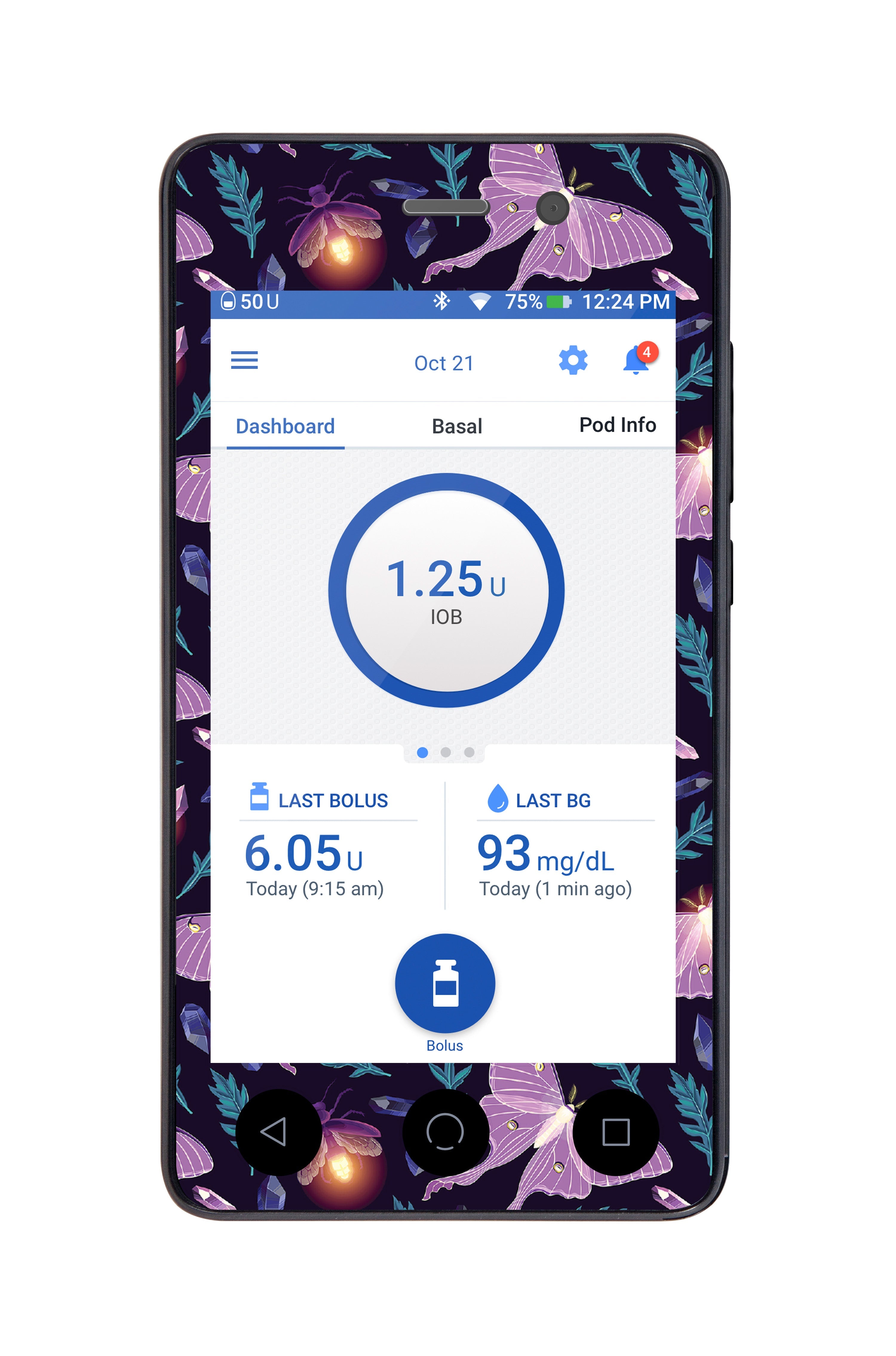 Night Garden for Omnipod DASH™-Pump Peelz