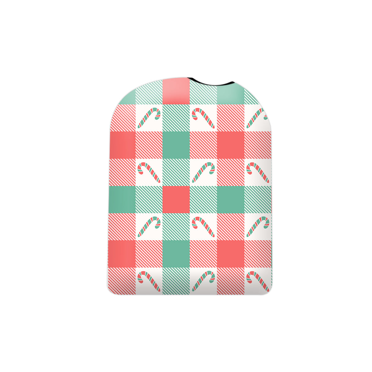 Peppermint Plaid Pod Sticker - Pump Peelz