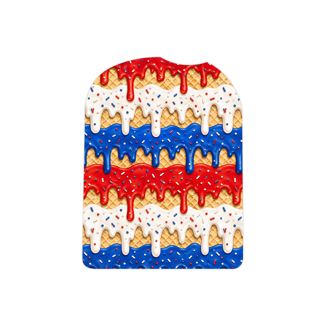 Patriotic Melt Pod Sticker - Pump Peelz