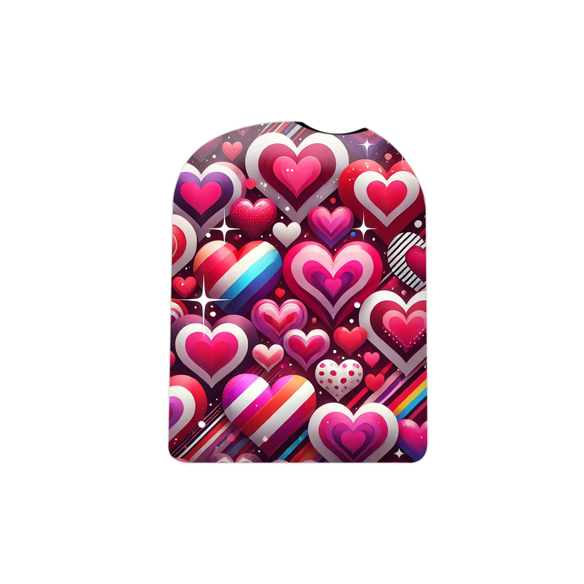 Sparkly Hearts Pod Sticker – Pump Peelz