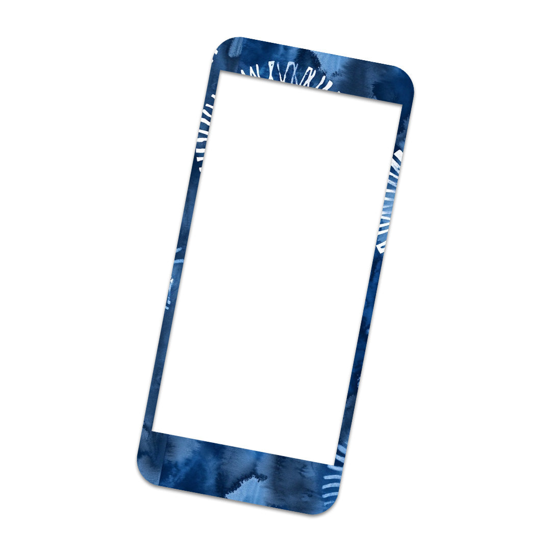 Monochrome Blue Tie Dye Sticker for Omnipod ® 5 Controller – Pump Peelz