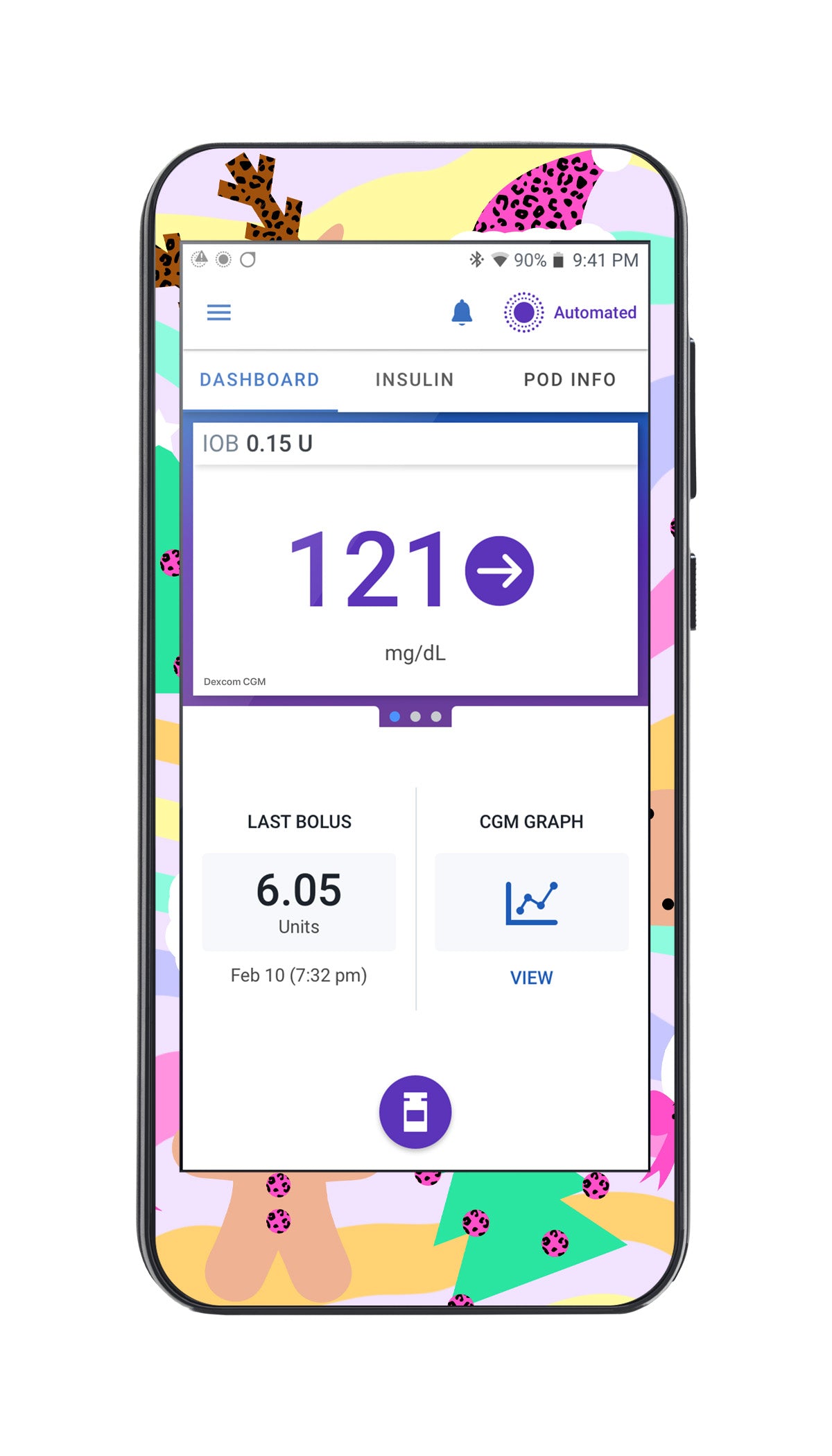 Christmas Pastel Sticker for Omnipod® 5 Controller – Pump Peelz