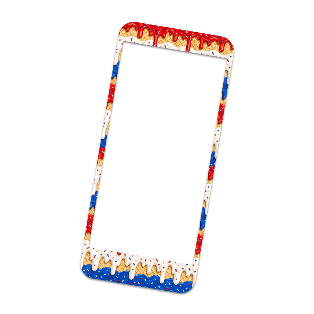 Patriotic Melt Sticker for Omnipod® 5 Controller – Pump Peelz