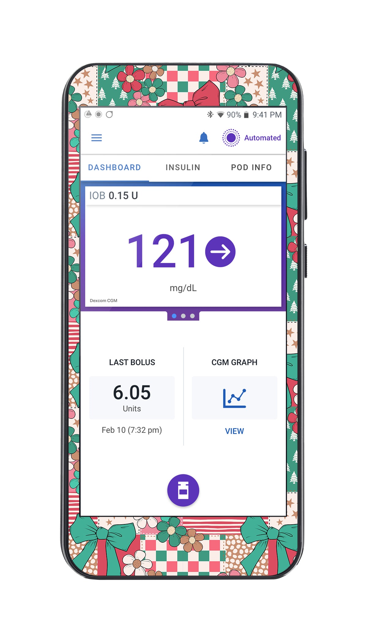 Merry Coquette Sticker for Omnipod® 5 Controller – Pump Peelz