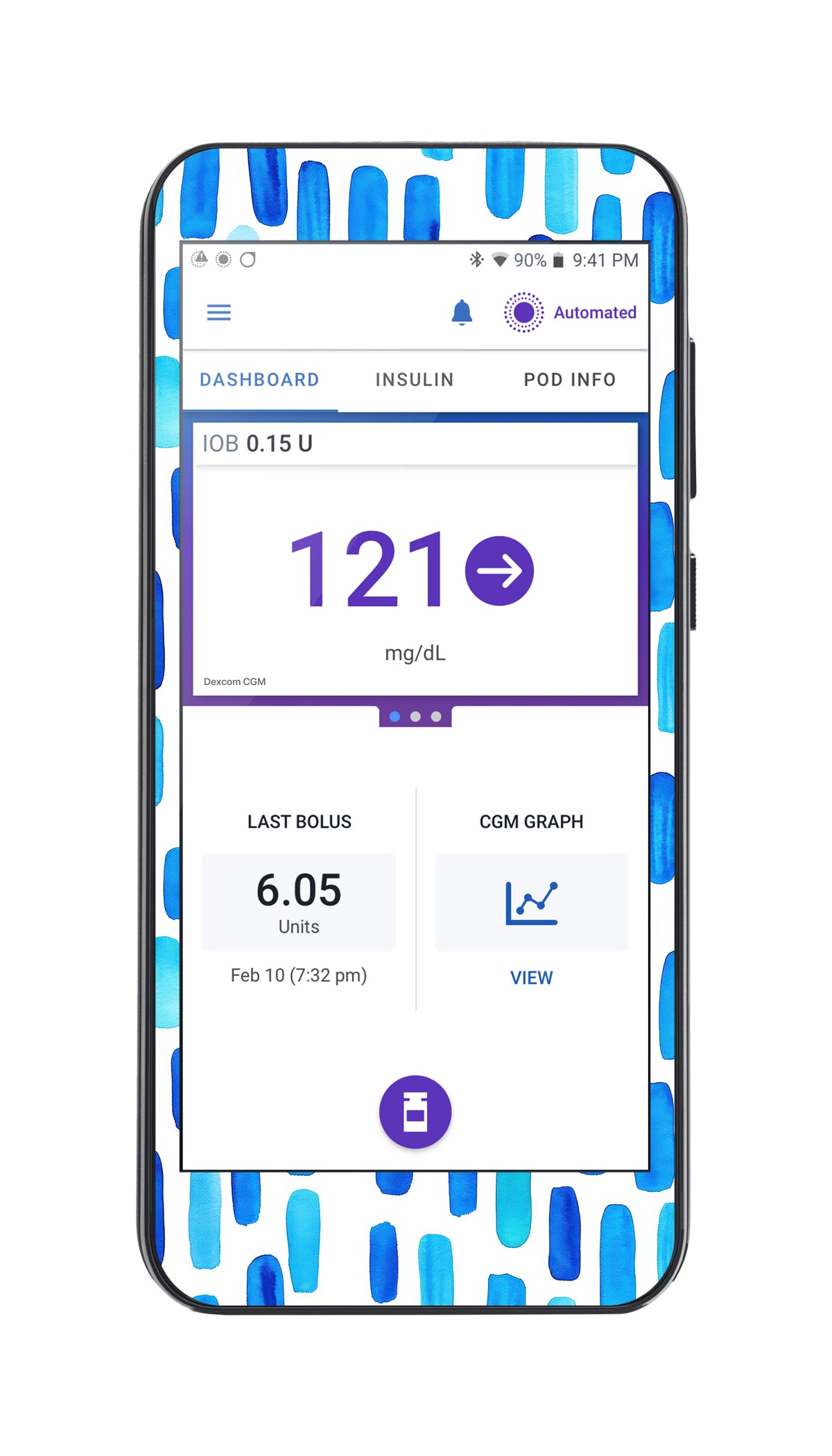 Level Lines Sticker for Omnipod® 5 Controller – Pump Peelz