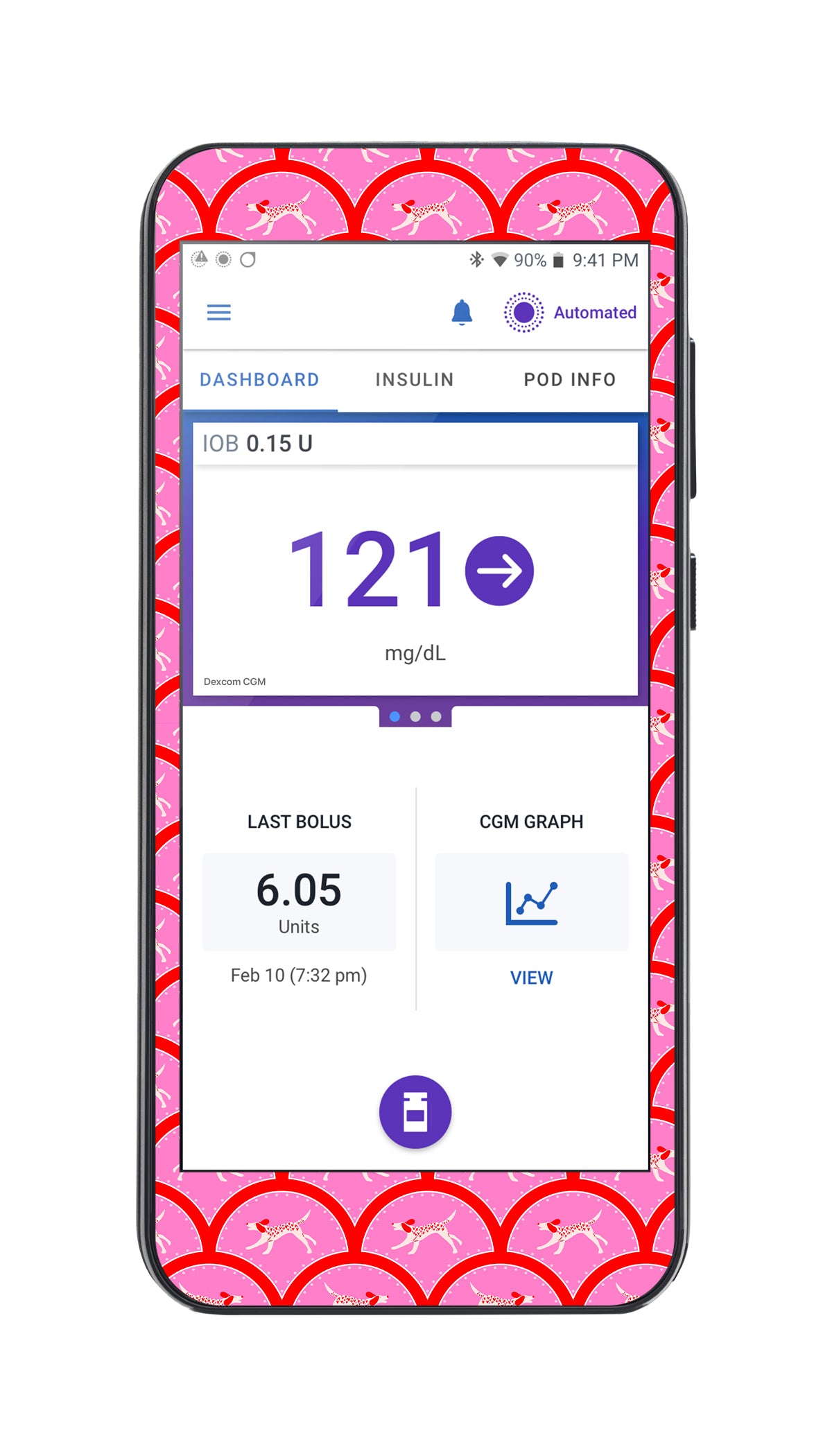 Puppy Love Sticker for Omnipod® 5 Controller – Pump Peelz