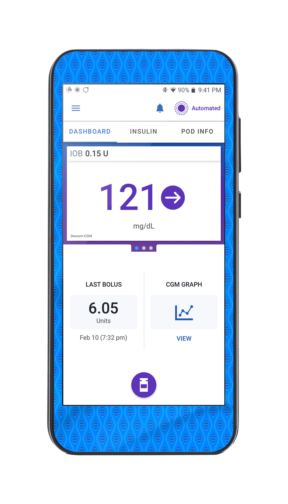 Cool Grip Sticker for Omnipod® 5 Controller – Pump Peelz