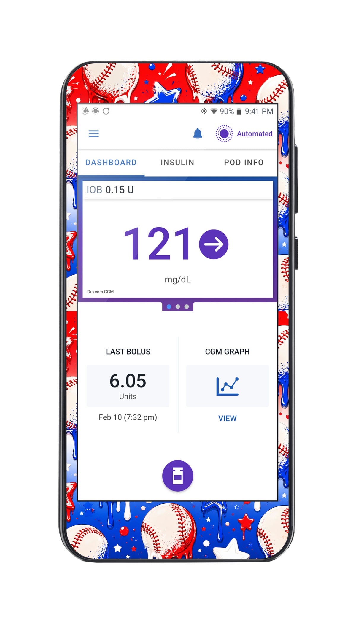 Liberty League Sticker for Omnipod® 5 Controller – Pump Peelz