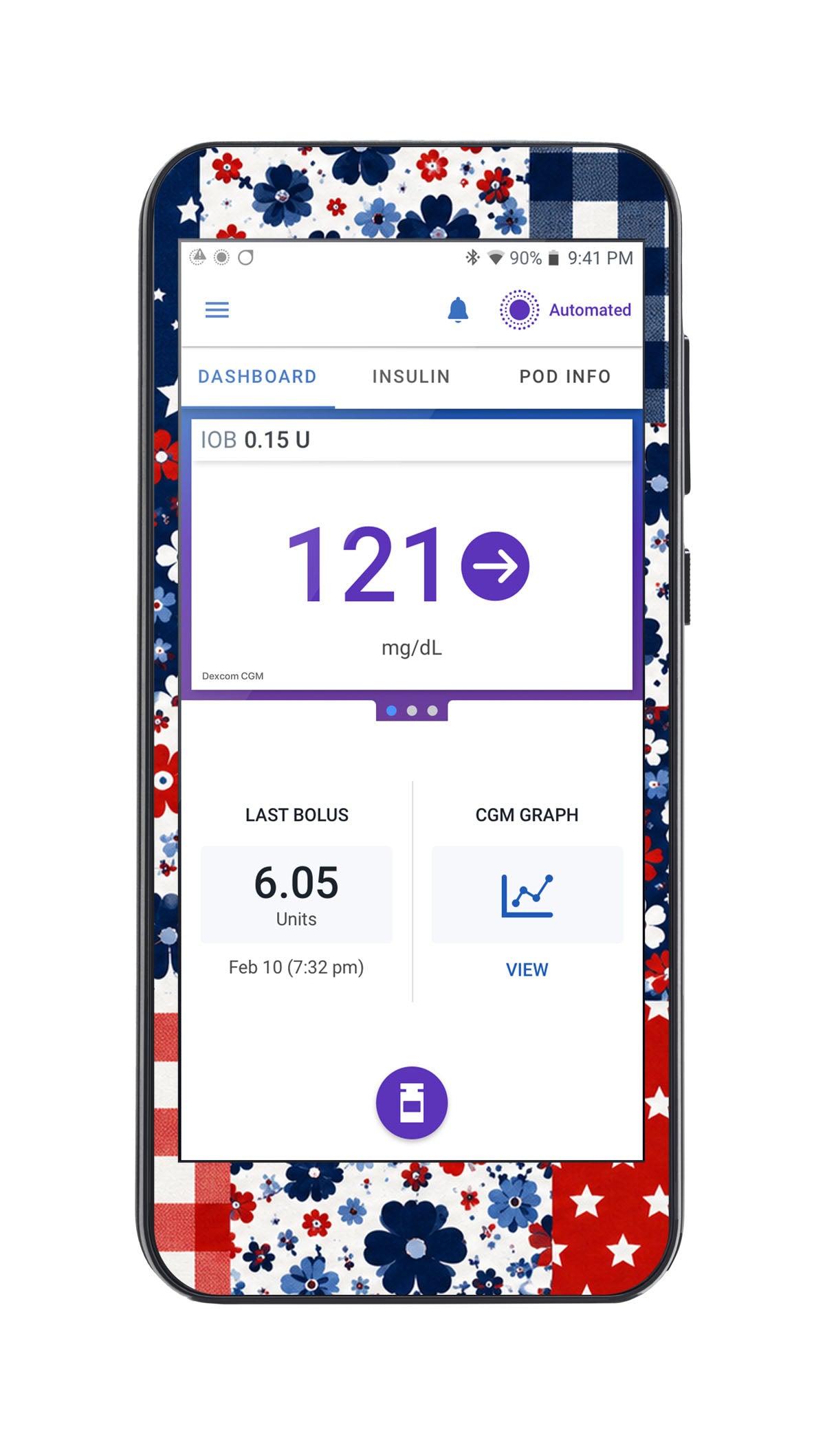 Summer Picnic Sticker for Omnipod® 5 Controller – Pump Peelz