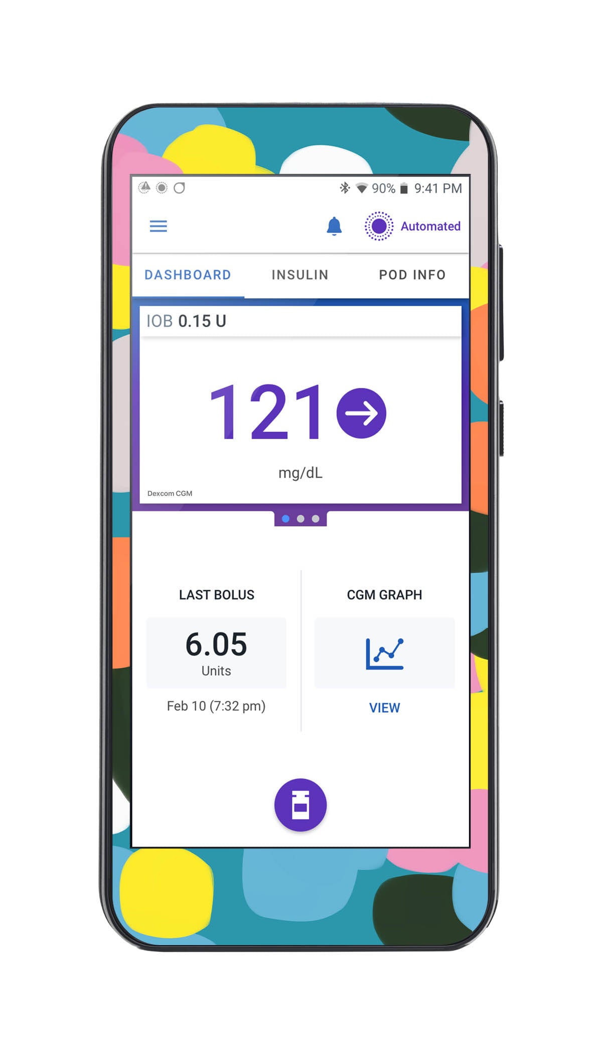 Vibrant Spring Sticker for Omnipod® 5 Controller – Pump Peelz