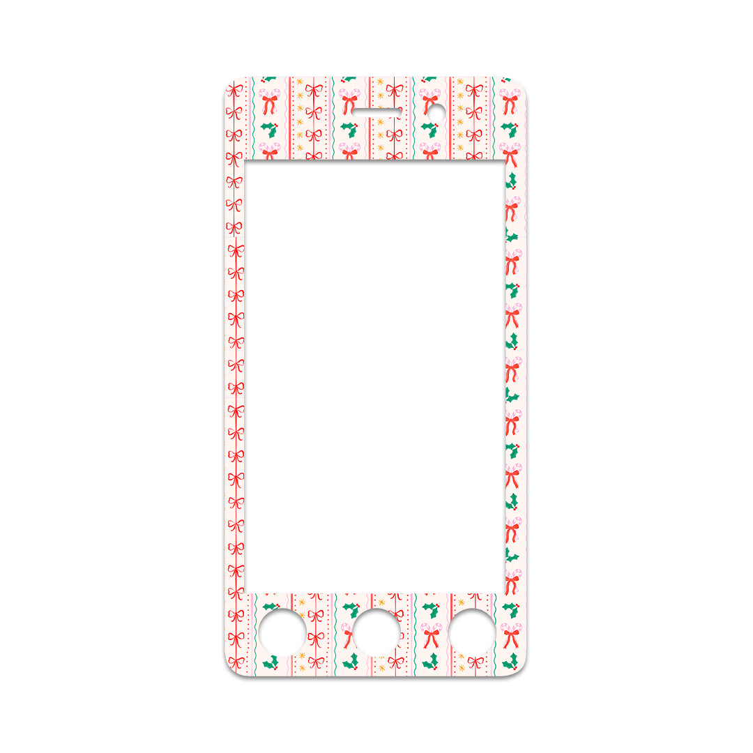 Holly Jolly Ribbon Sticker for Omnipod DASH® PDM – Pump Peelz