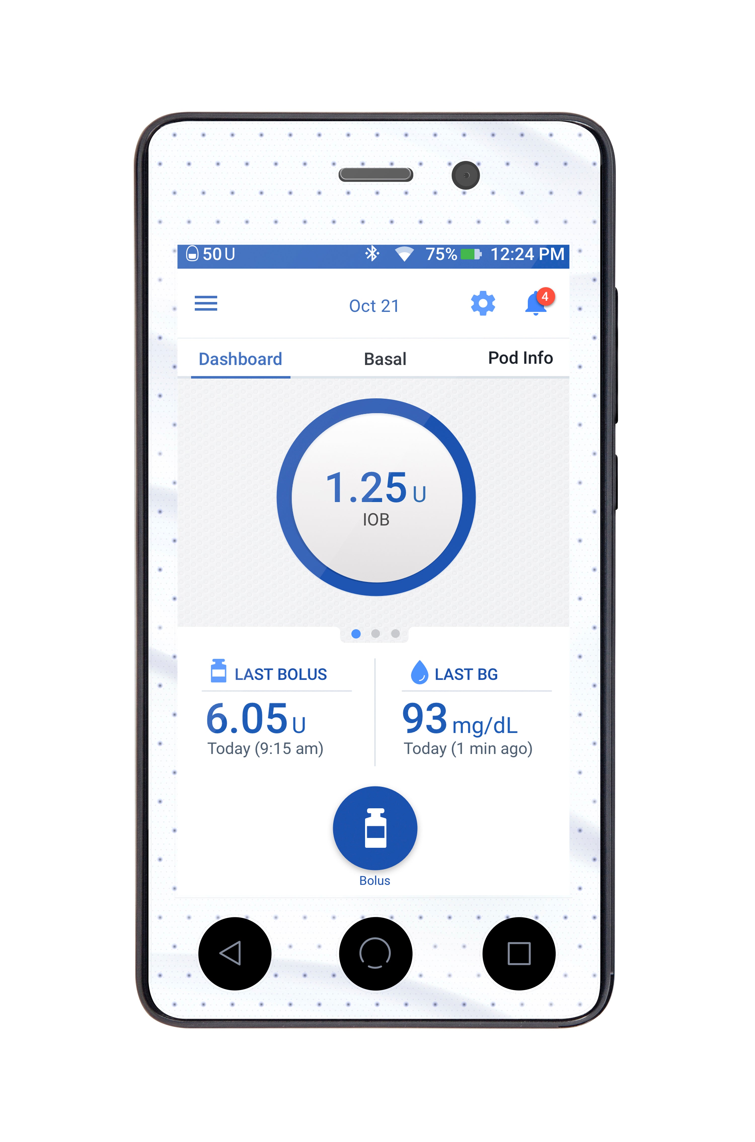 Clean Grip Sticker for Omnipod DASH® PDM – Pump Peelz