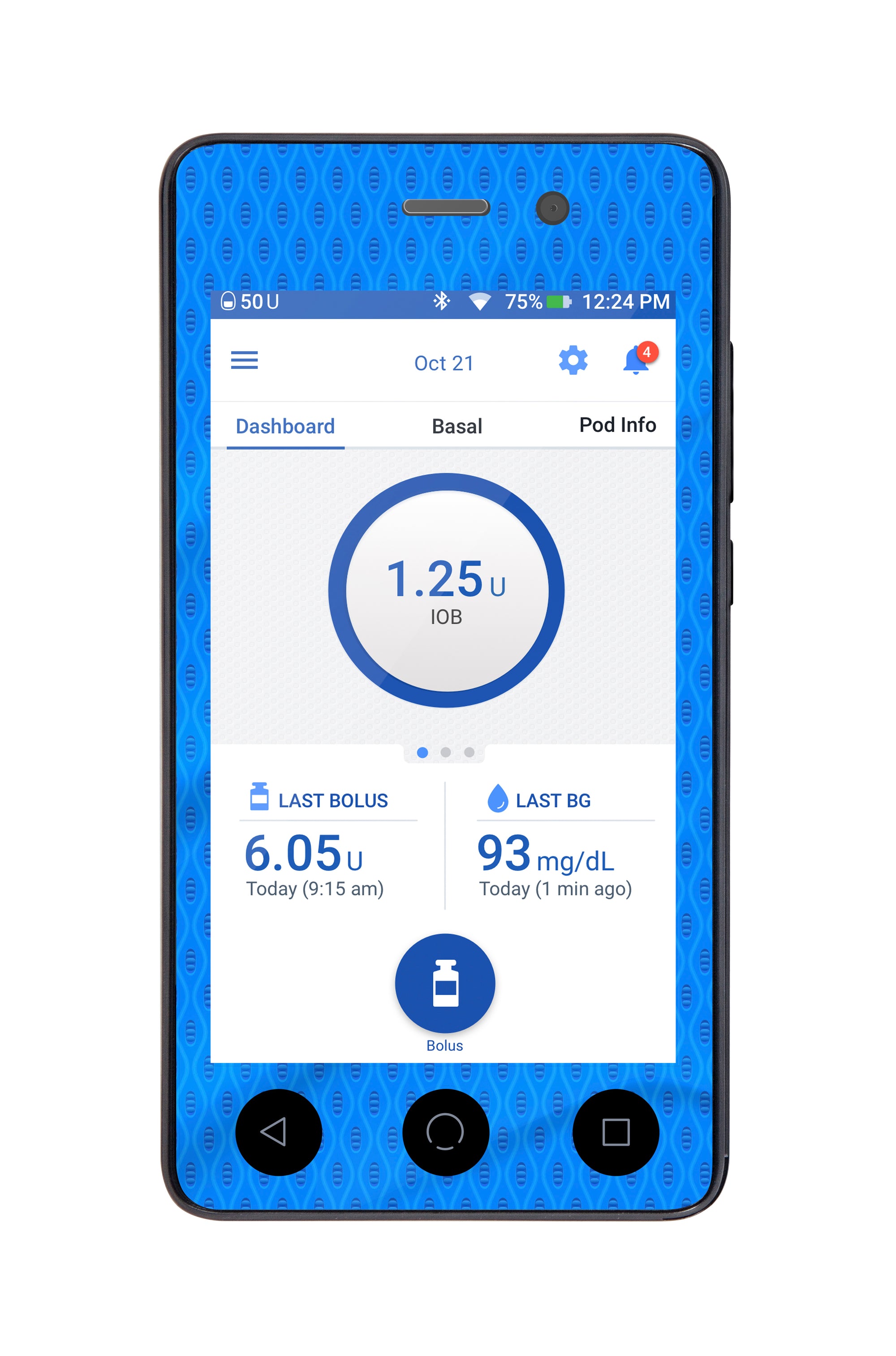 Cool Grip Sticker for Omnipod DASH® PDM – Pump Peelz