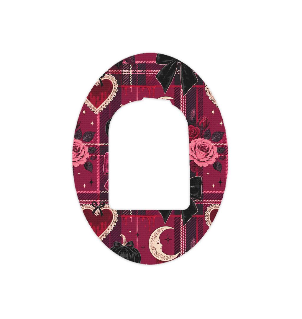Gothic Sweetheart Plaid Pod Patch Tape - Pump Peelz