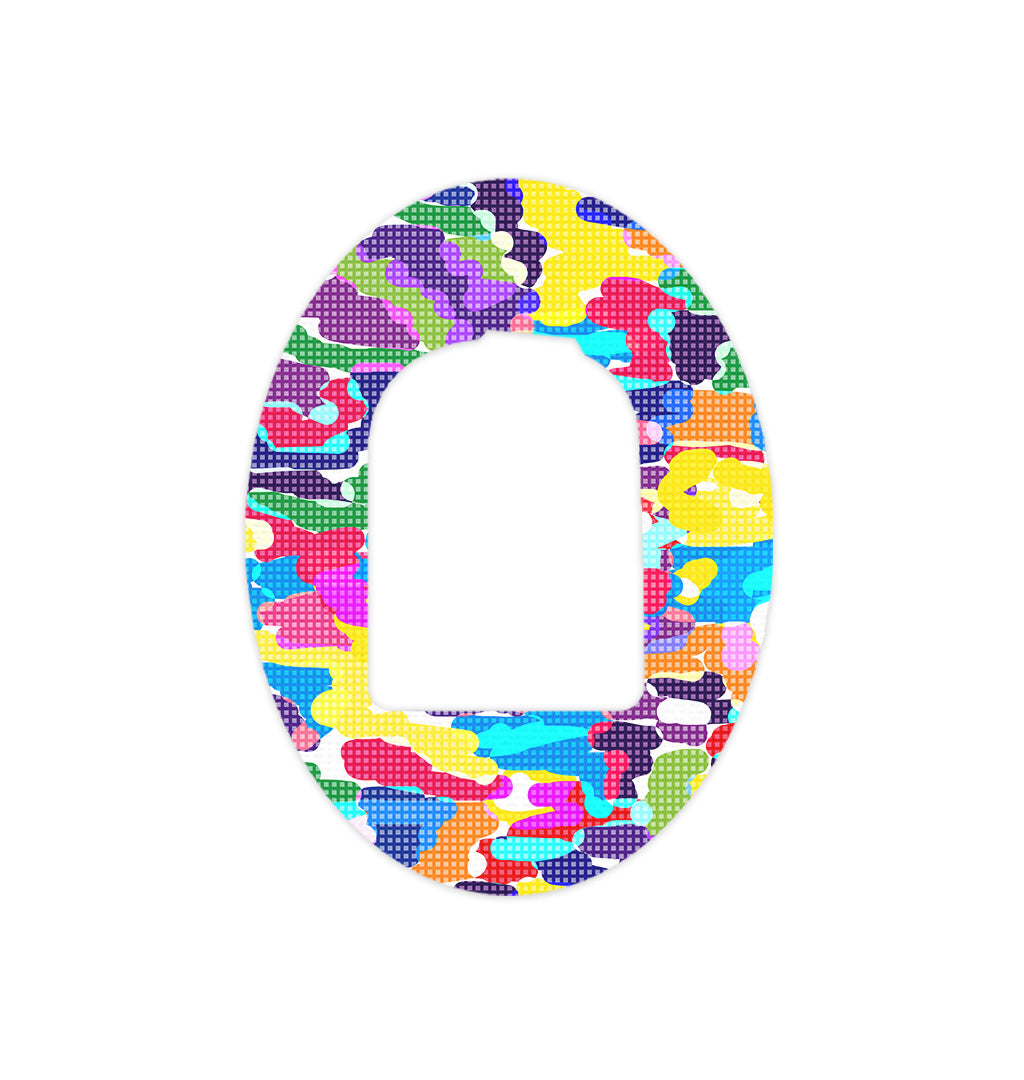 Pixel Splash Camo Pod Patch Tape - Pump Peelz