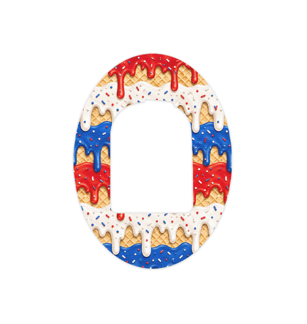 Patriotic Melt Pod Patch Tape - Pump Peelz