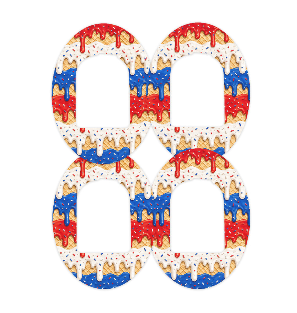 Patriotic Melt Pod Patch Tape - Pump Peelz