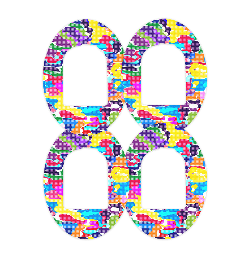 Pixel Splash Camo Pod Patch Tape - Pump Peelz