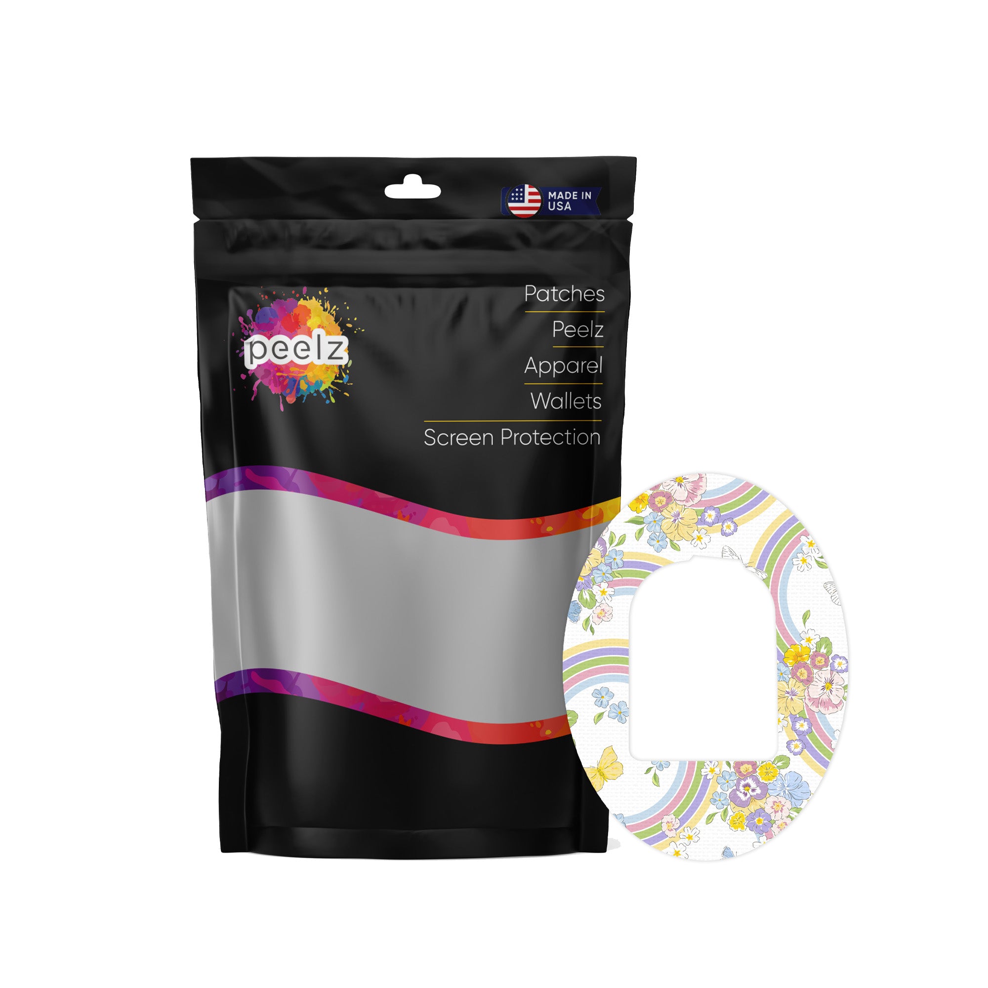 Rainbow Blooms Pod Patch Tape - Pump Peelz