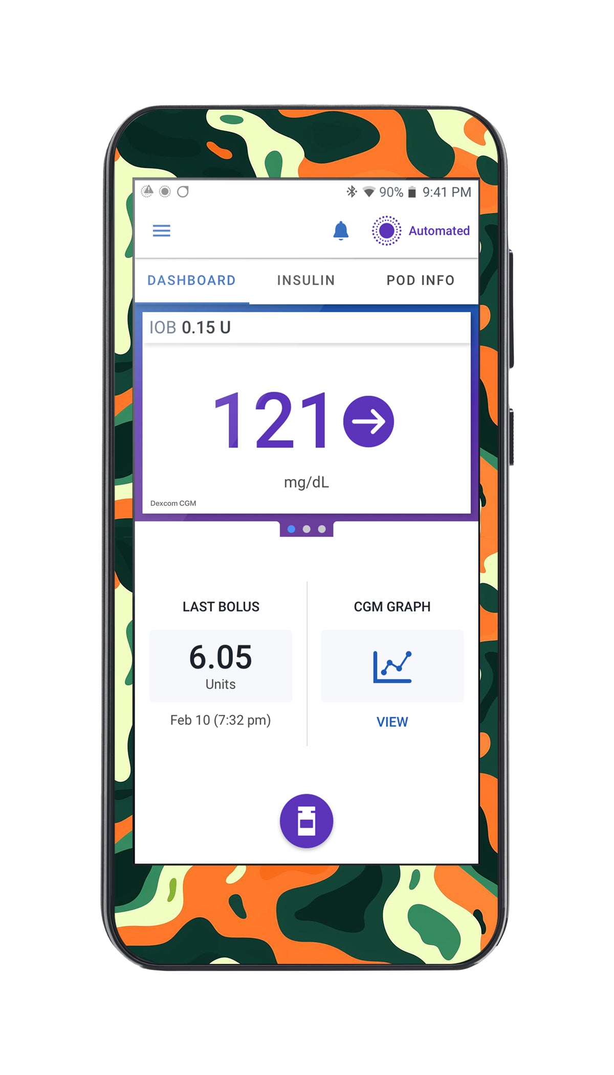 Wild Current Sticker for Omnipod ® 5 Controller – Pump Peelz