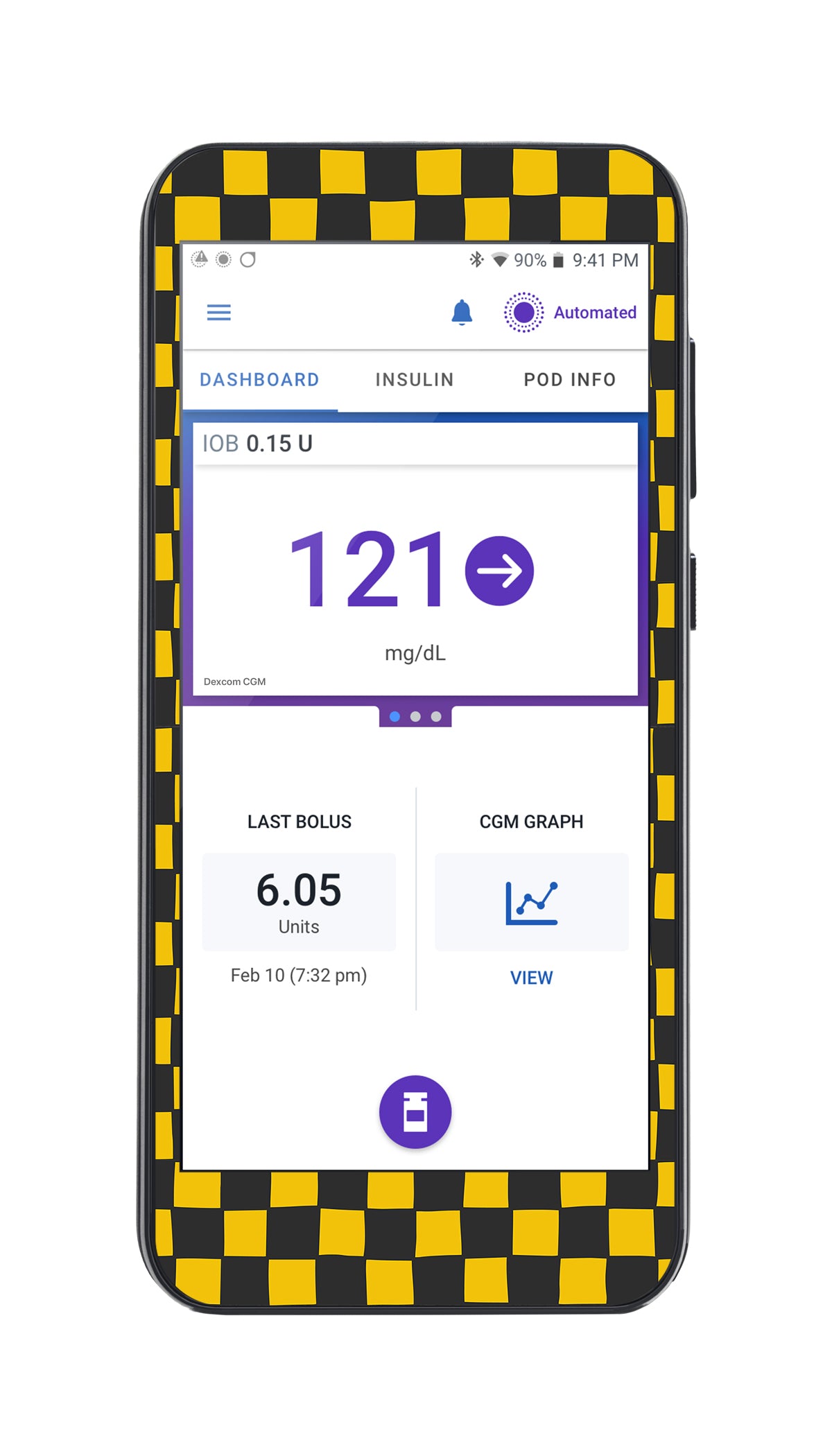 Charlie Check Sticker for Omnipod® 5 Controller – Pump Peelz