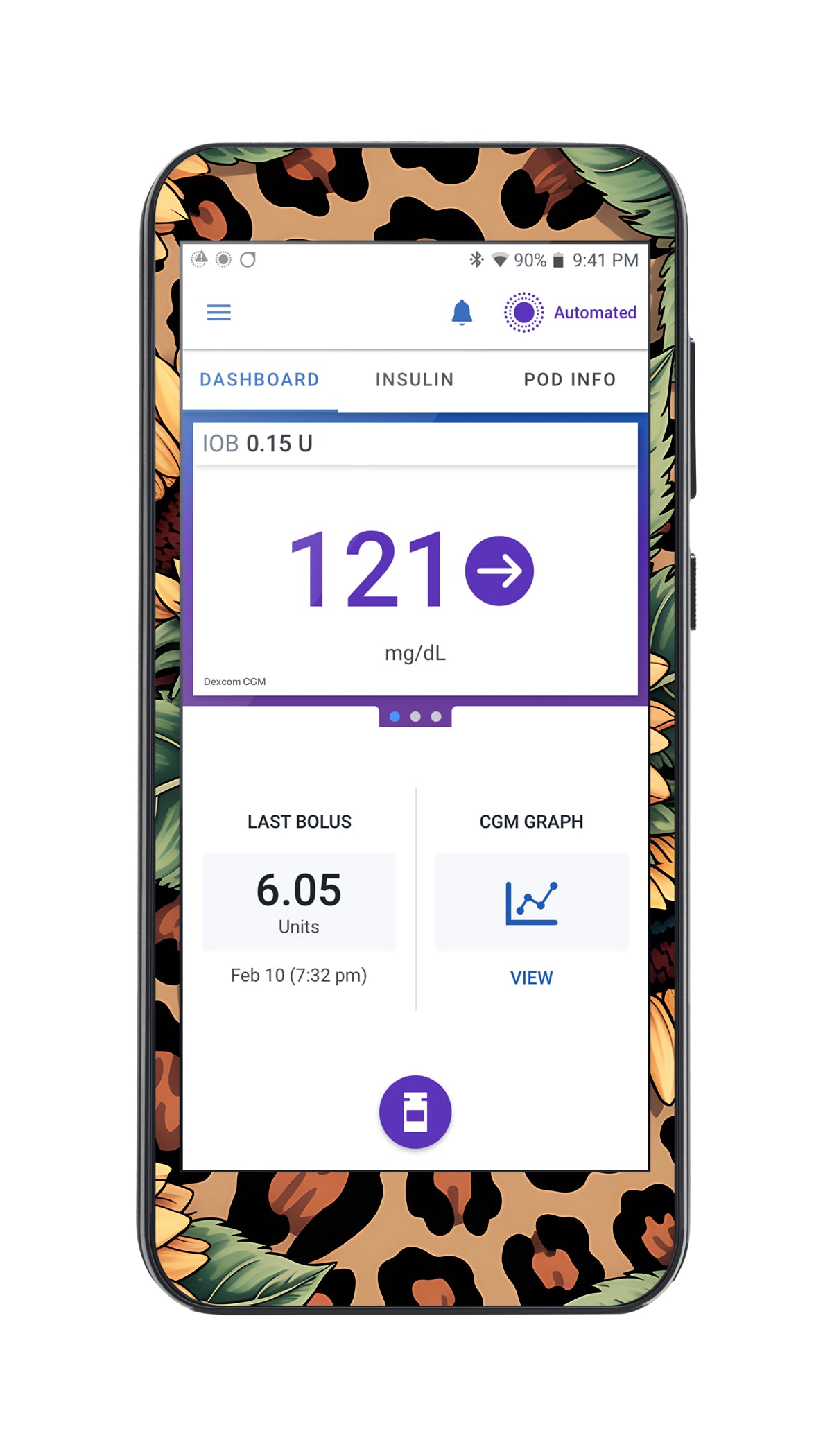 Wild Sunflower Sticker for Omnipod® 5 Controller – Pump Peelz