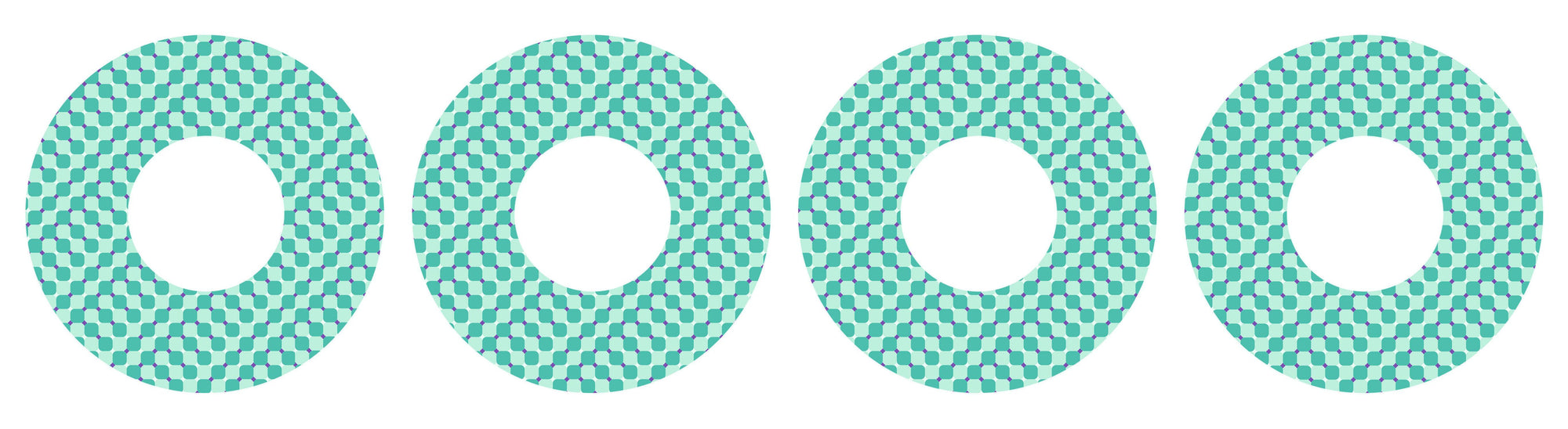 Optical Illusion Patch Tape Designed for the FreeStyle Libre 2-Pump Peelz