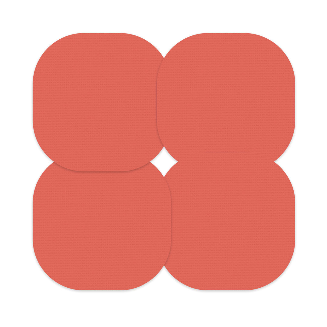 Solid Color Orange Overpatch Tape - Pump Peelz