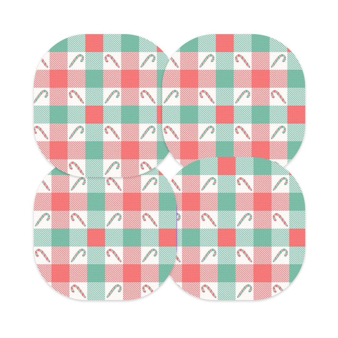 Peppermint Plaid Overpatch Tape - Pump Peelz