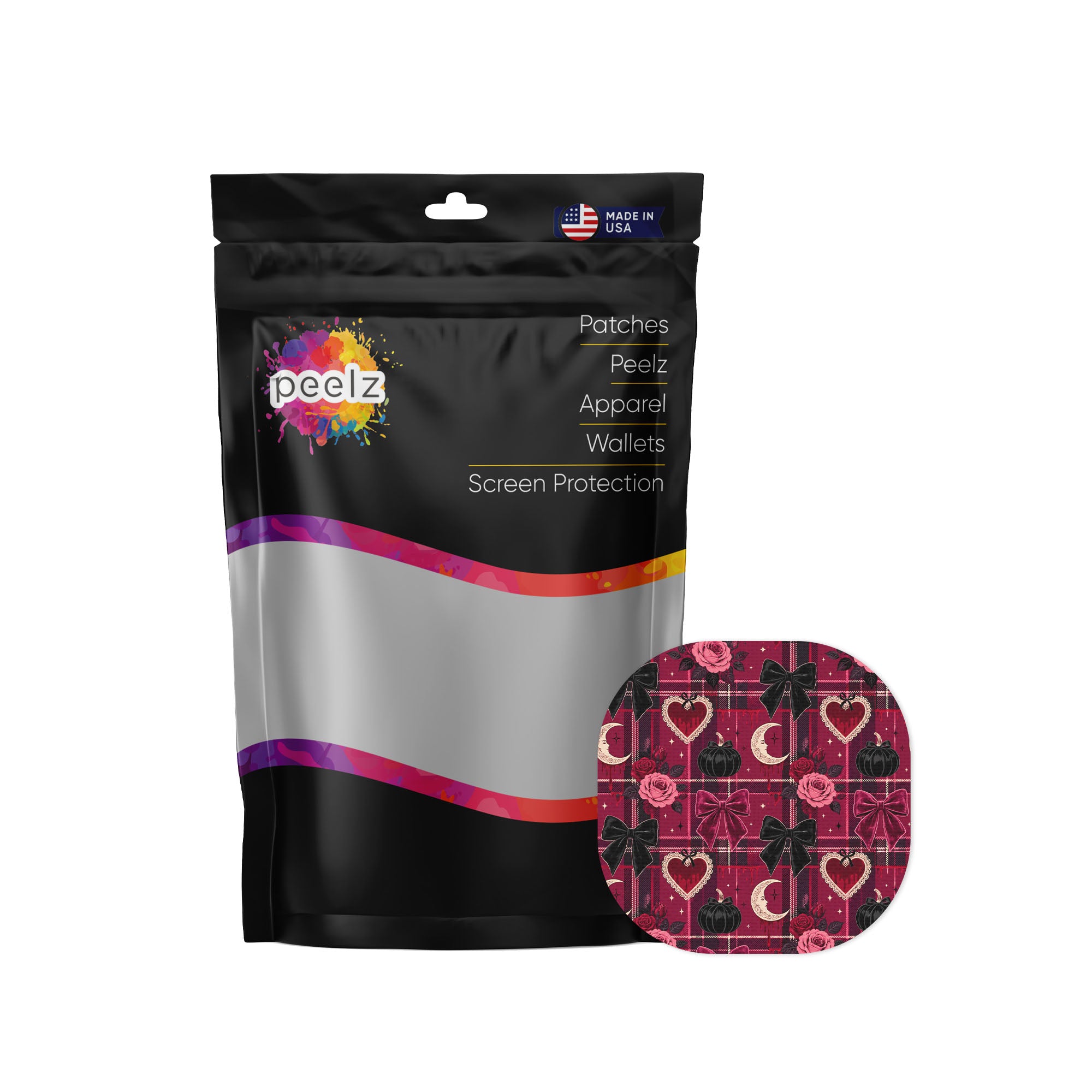 Gothic Sweetheart Plaid Overpatch Tape - Pump Peelz