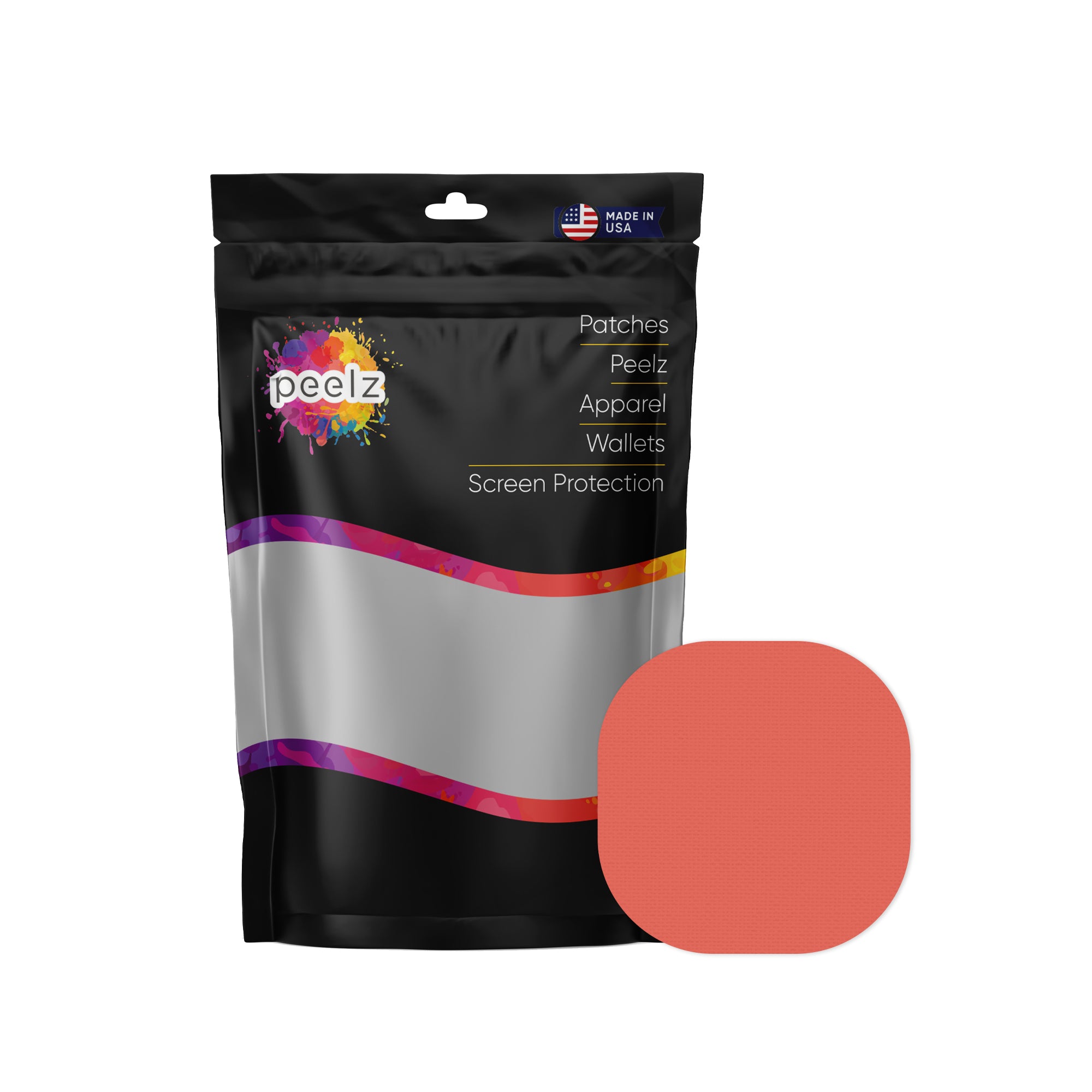 Solid Color Orange Overpatch Tape - Pump Peelz