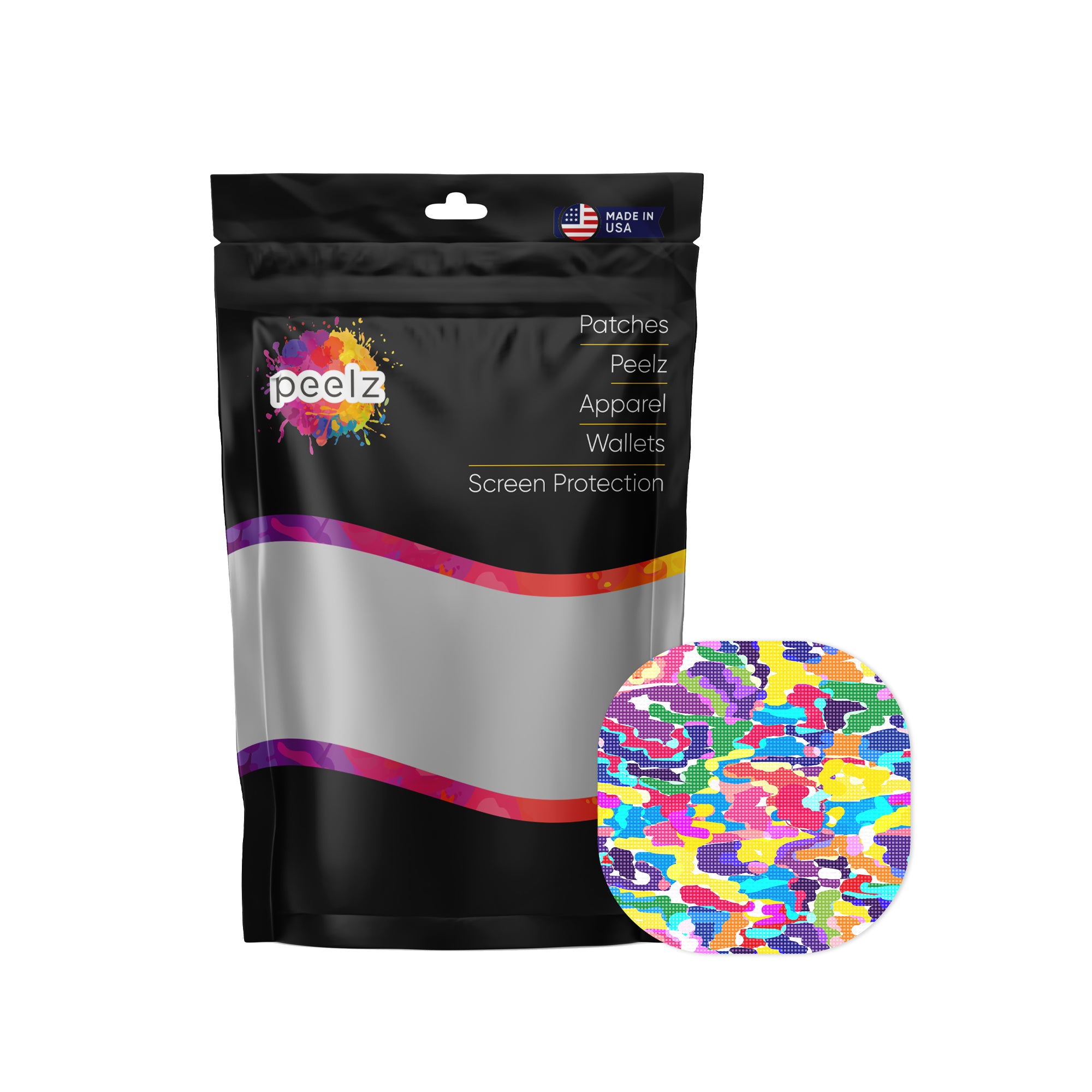 Pixel Splash Camo Overpatch Tape - Pump Peelz
