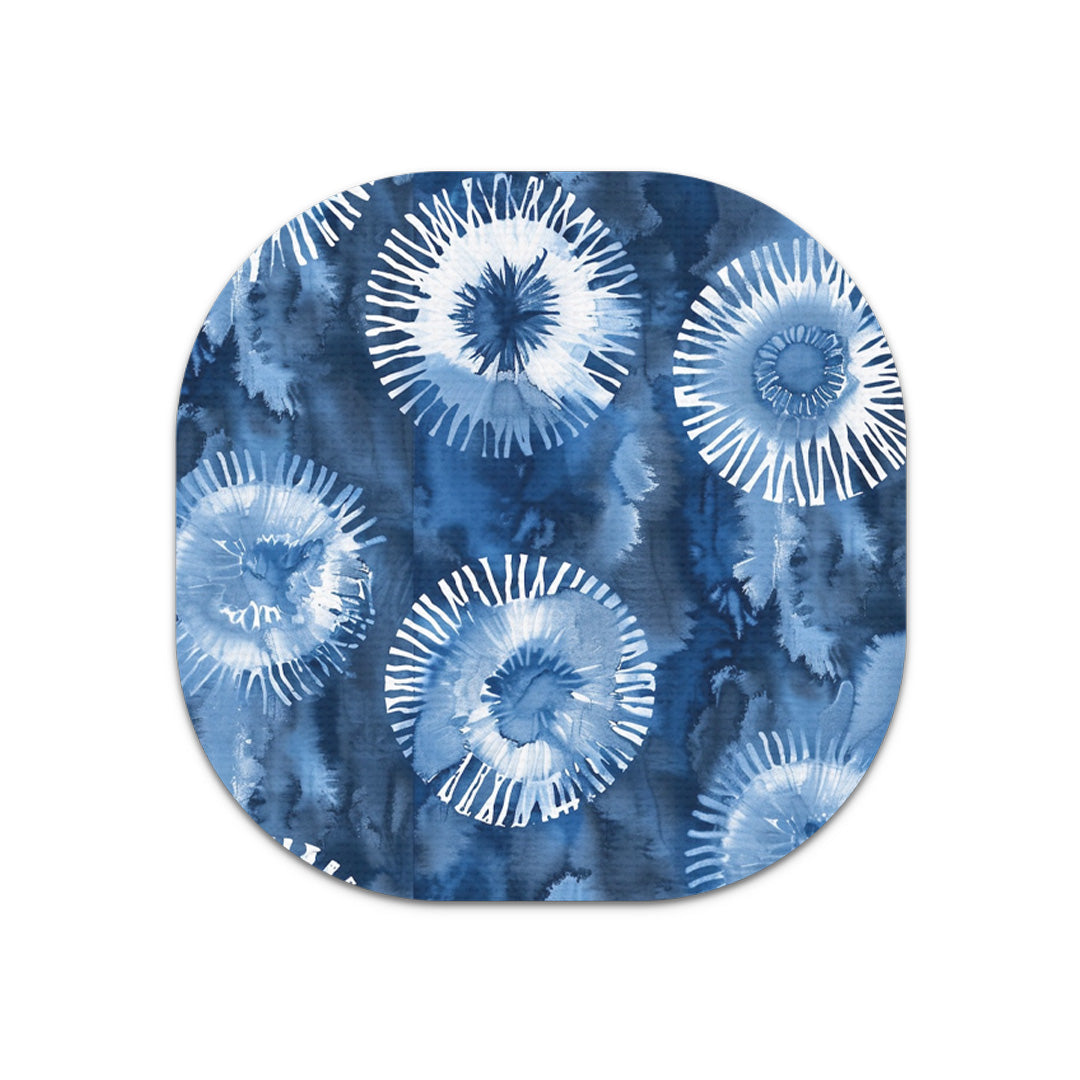 Monochrome Blue Tie Dye Overpatch Tape