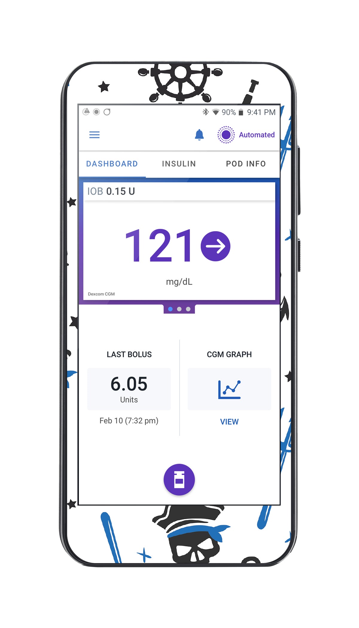 Pirates Omnipod 5™-Pump Peelz