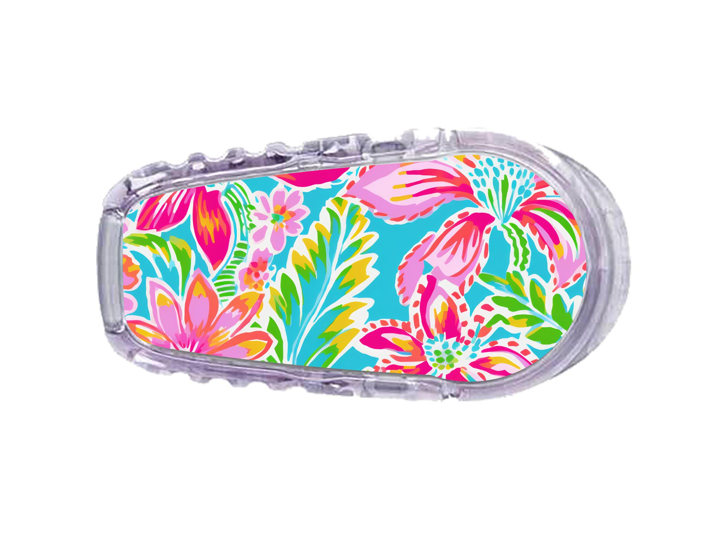 Preppy Flowers Dexcom G6 Transmitter Sticker-Pump Peelz