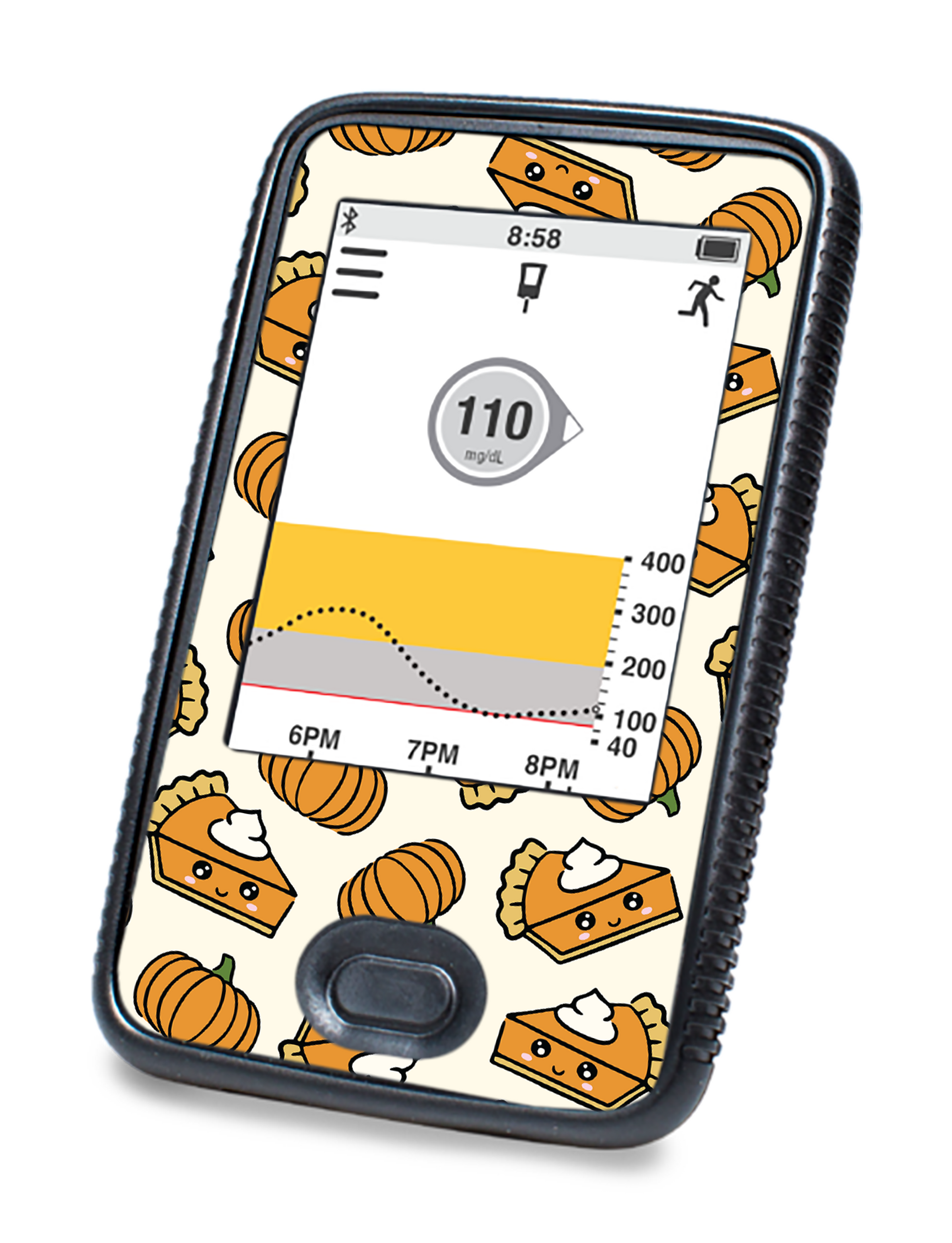 Pumpkin Pie DEXCOM G6 Touchscreen Receiver-Pump Peelz