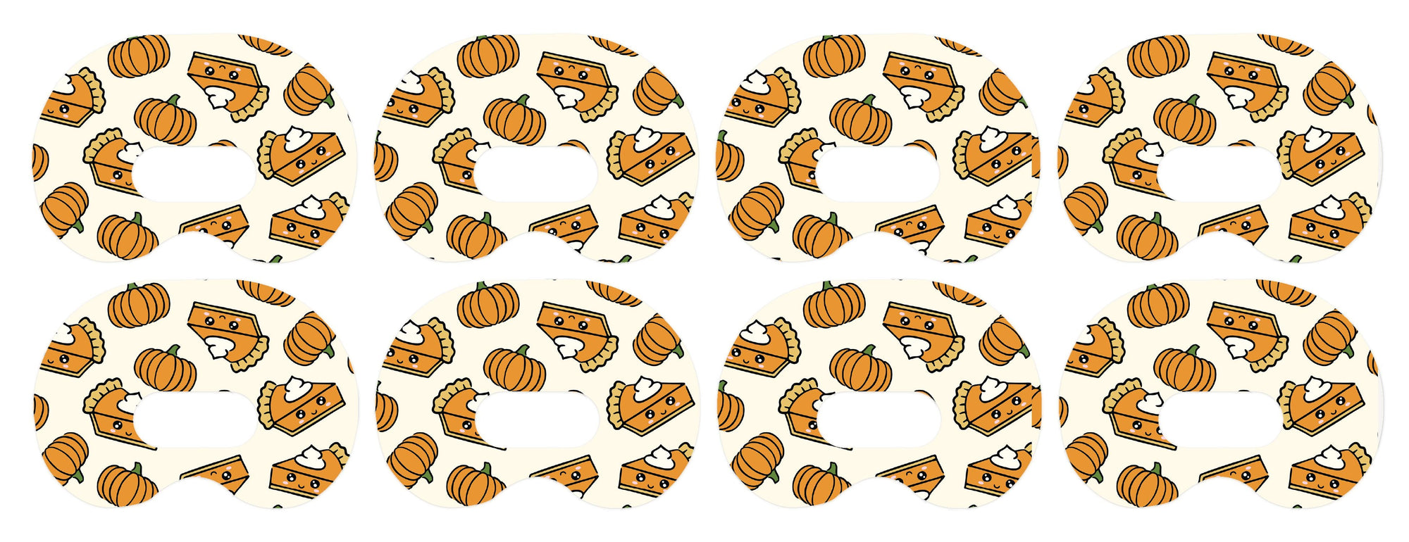 Pumpkin Pie Patch Medtronic CGM Tape-Pump Peelz