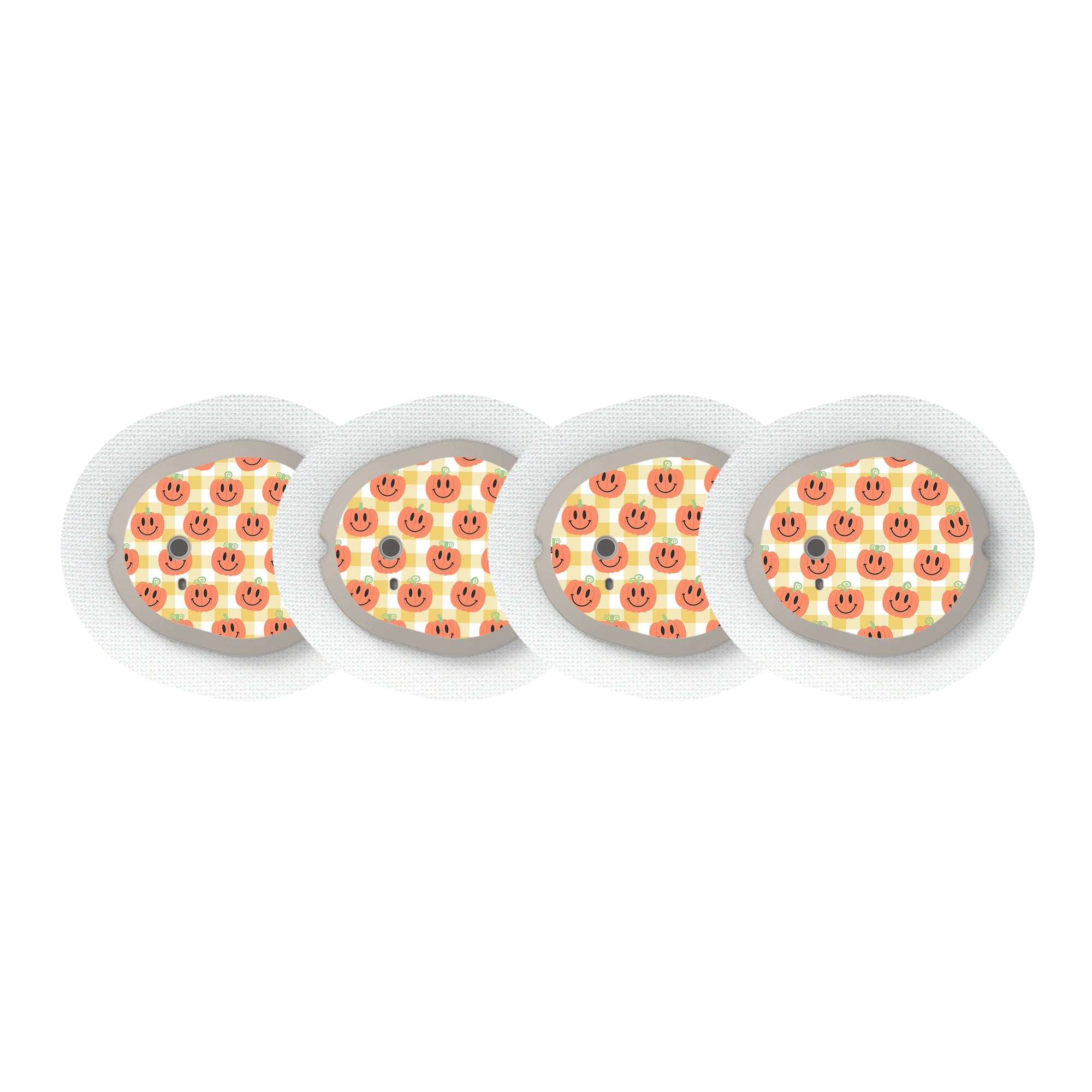 Pumpkin Smilies Designed for the DEXCOM G7 Transmitter-Pump Peelz